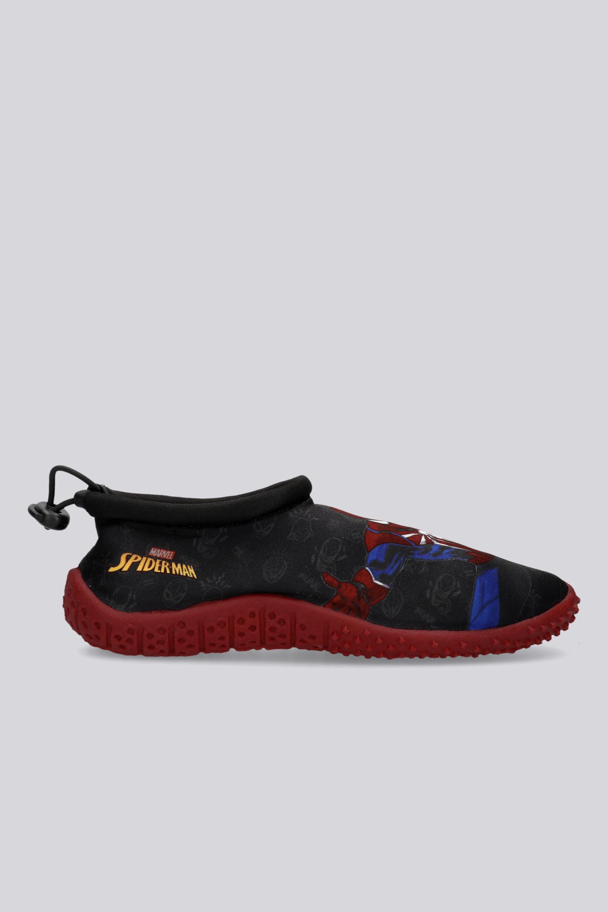 Escarpines Spiderman - Negro - Niño Marvel talla 34