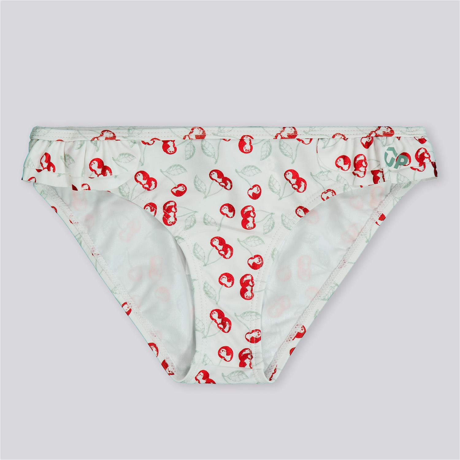 Braguita Bikini Up - Blanco - Volantes Niña talla 4