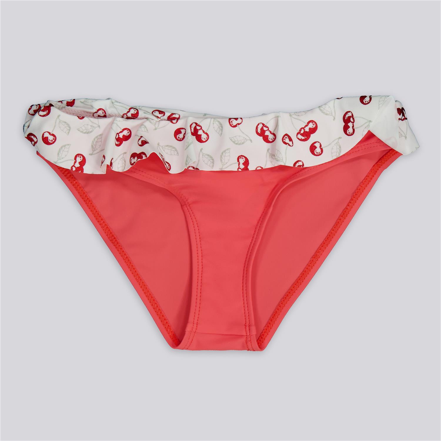 Braguita Bikini Up - Coral - Volantes Niña talla 8