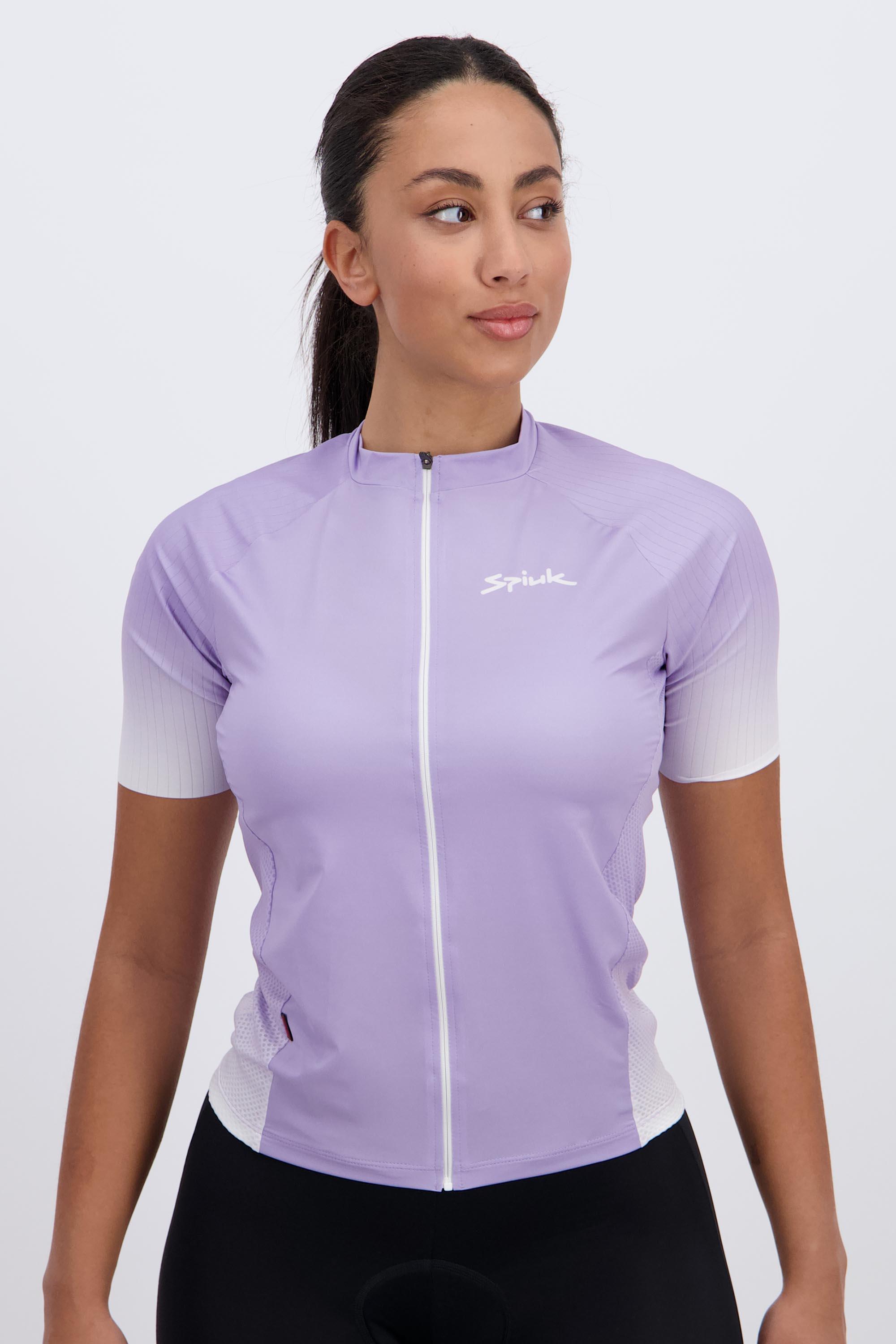 Maillot De Ciclismo Para Mujer Con Estampado Geométrico - Transpirable, Secado Rápido, Con Bolsillos Traseros