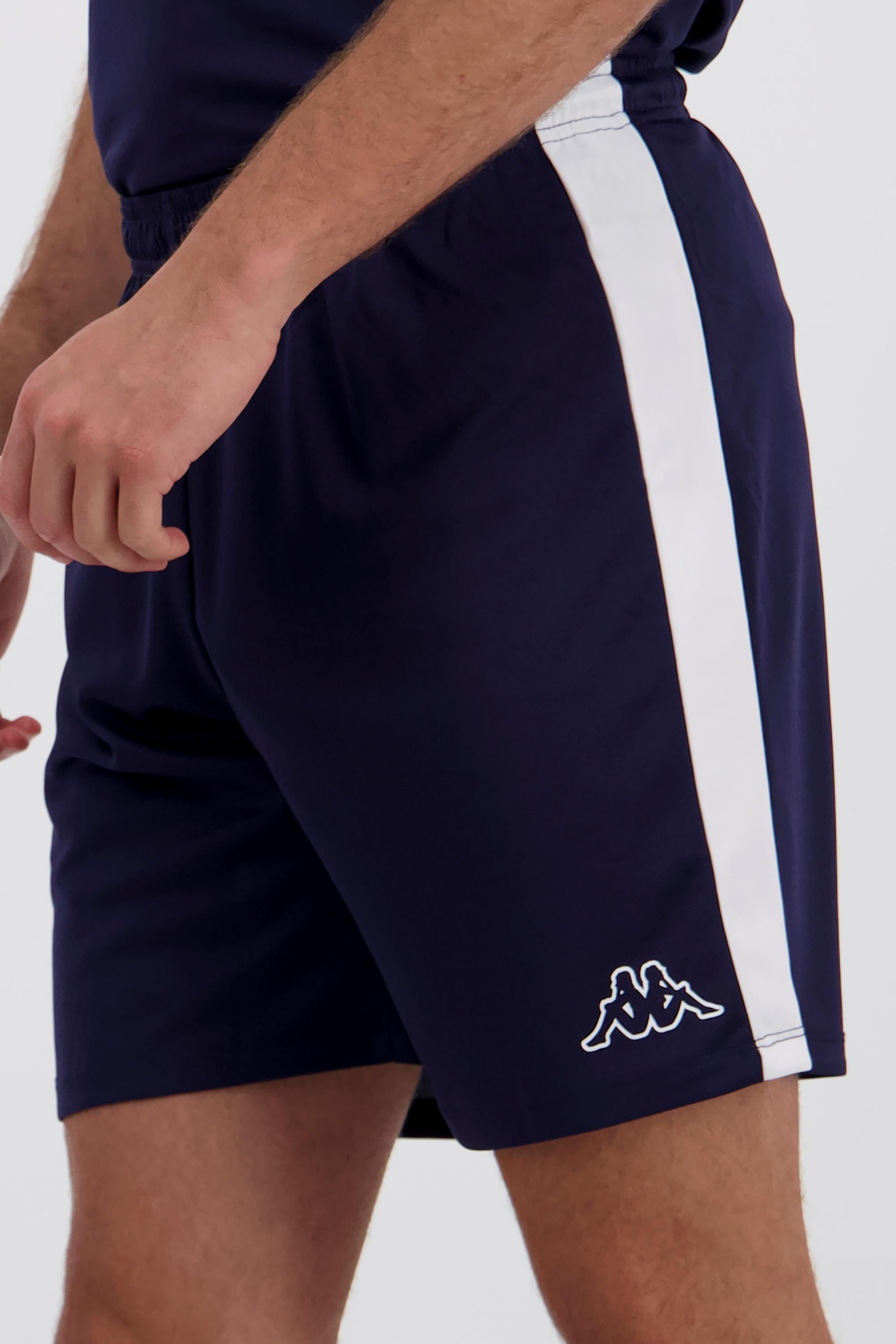 Pantalón Fútbol Hombre Kappa Ghorte Corto Azul talla