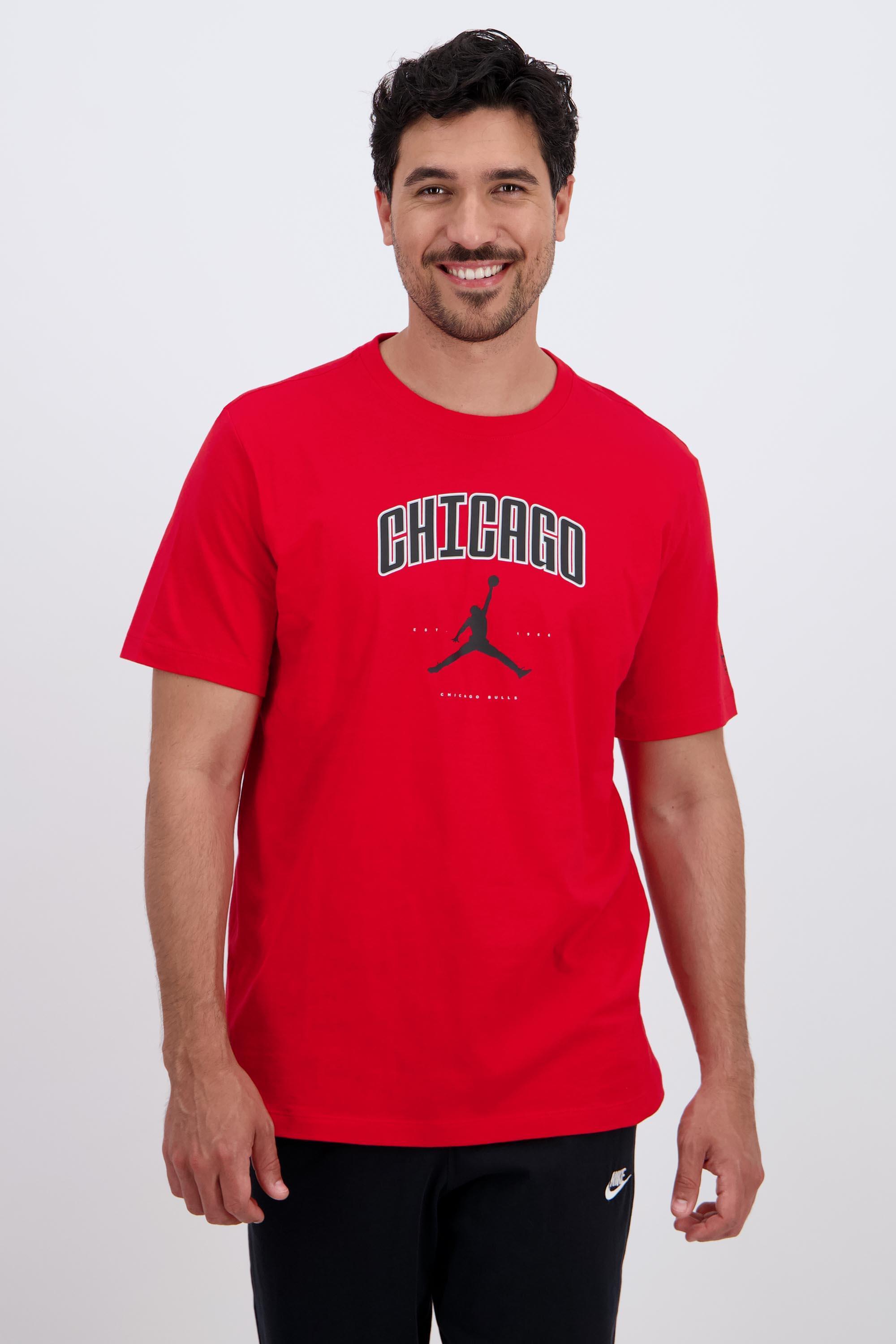 Chicago Bulls - Vermelho - T-shirt Basket Homem | Sport Zone