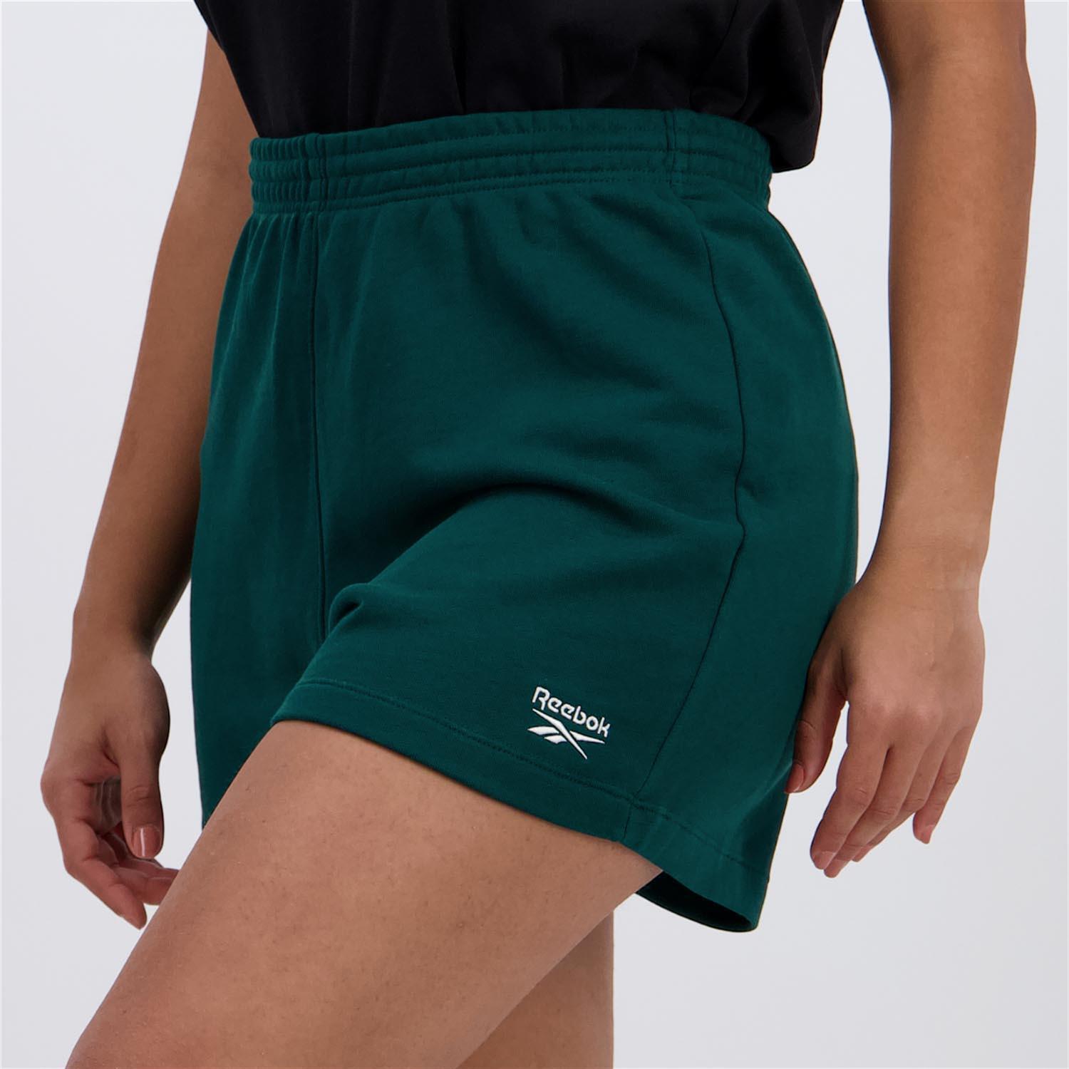Pantalón Corto Reebok - Verde - Pantalón Mujer talla XS