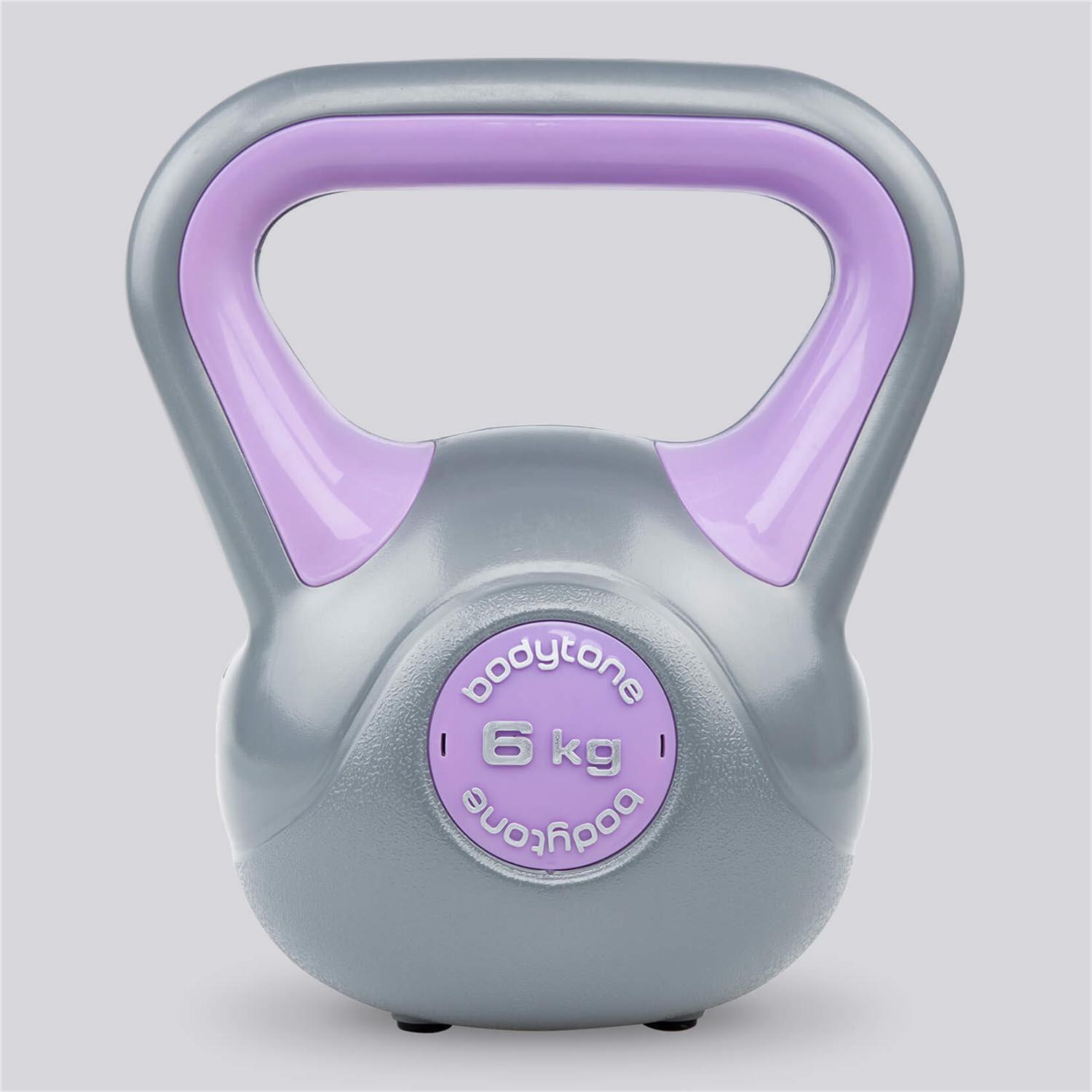 Kettlebell Bodytone - Morado - Pesa Rusa 6 Kg talla UNICA