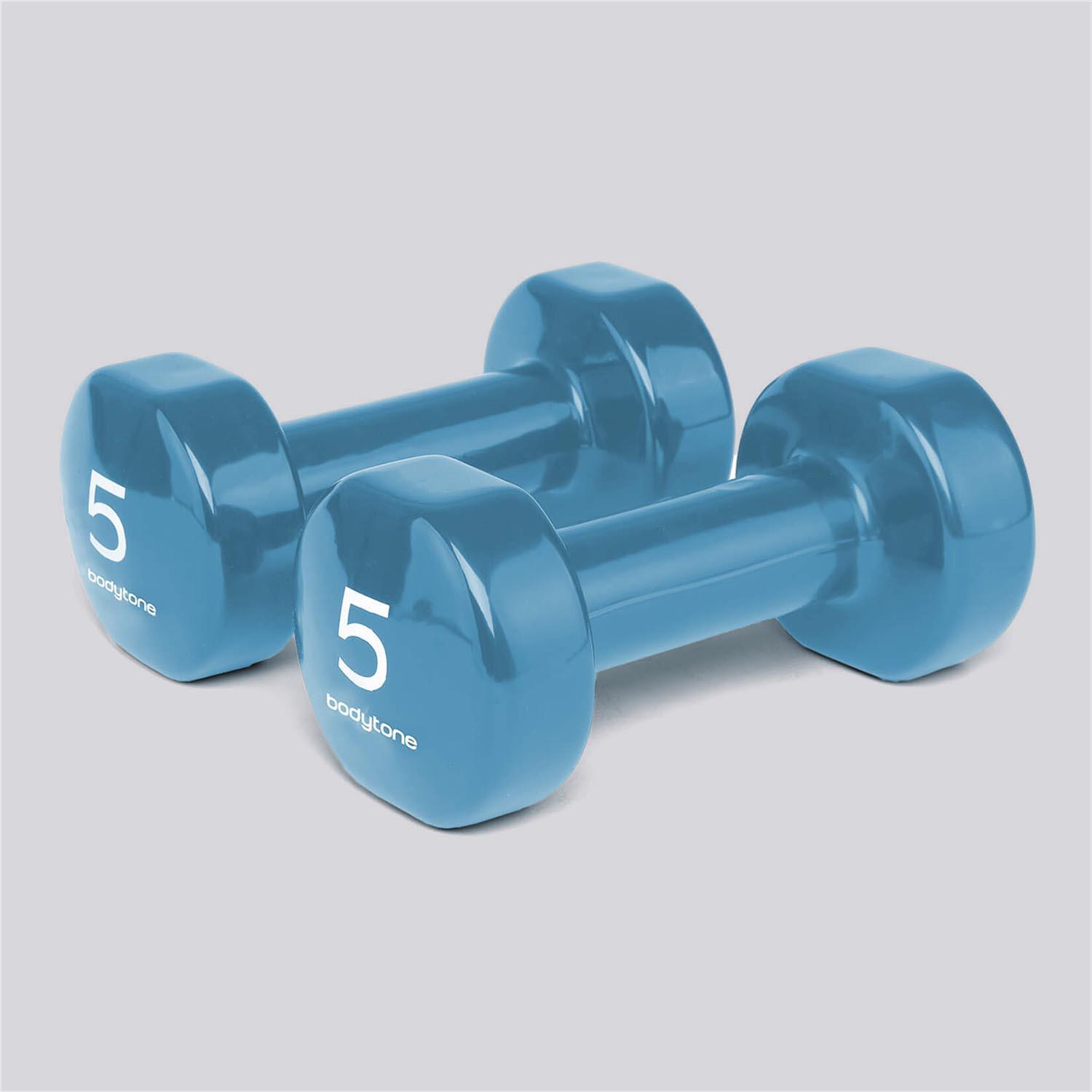 Mancuernas Bodytone - Azul - Pesas 5 Kg talla UNICA