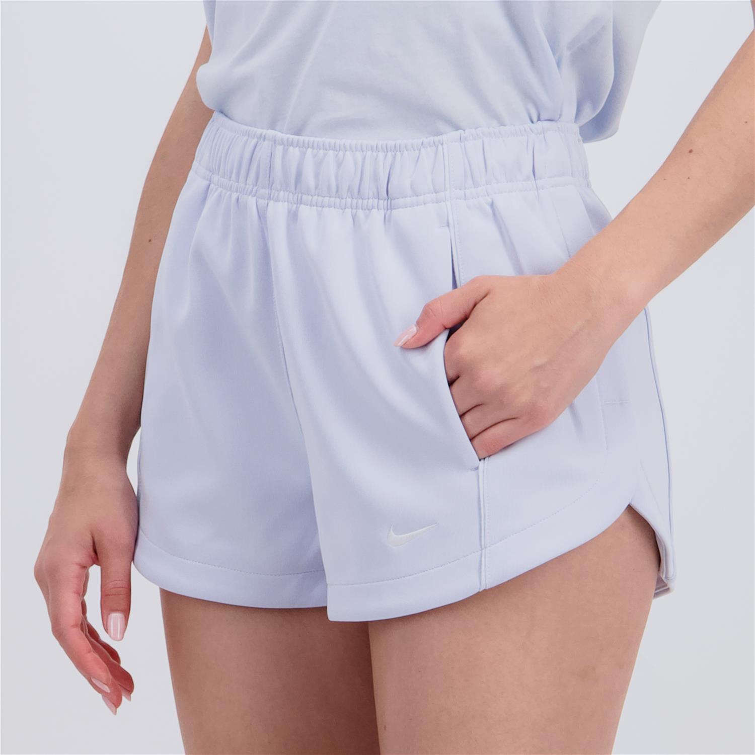 Pantalón Corto Nike - Azul - Pantalón Mujer talla S