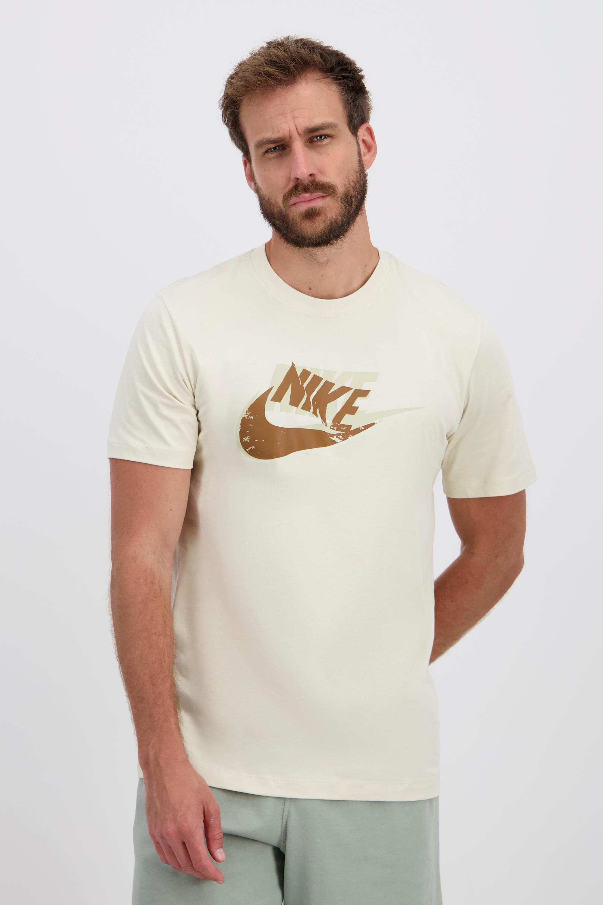 Nike Swoosh - Kaki - Camiseta Algodón Hombre talla XS