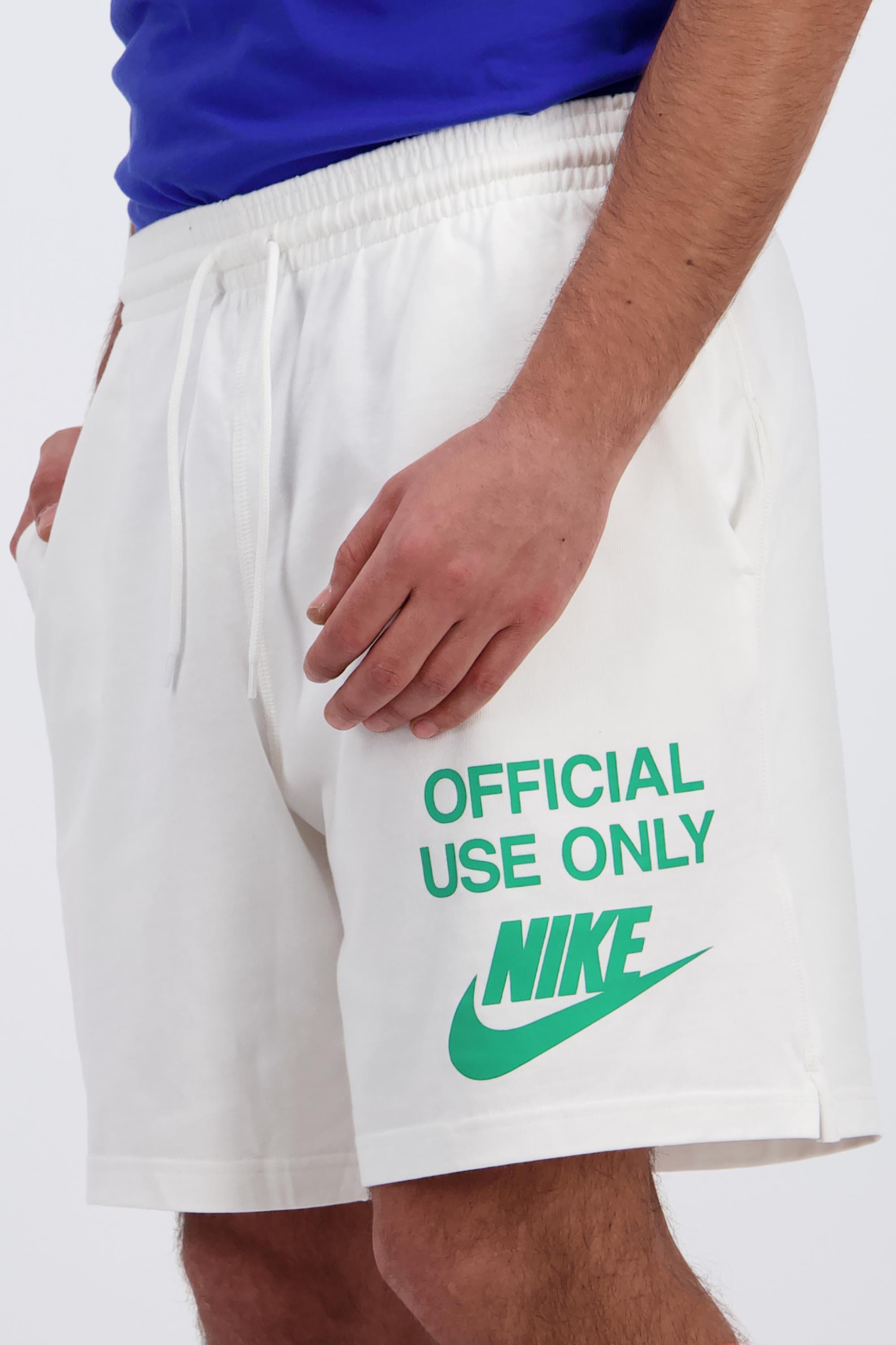 pantalon blanco nike corto