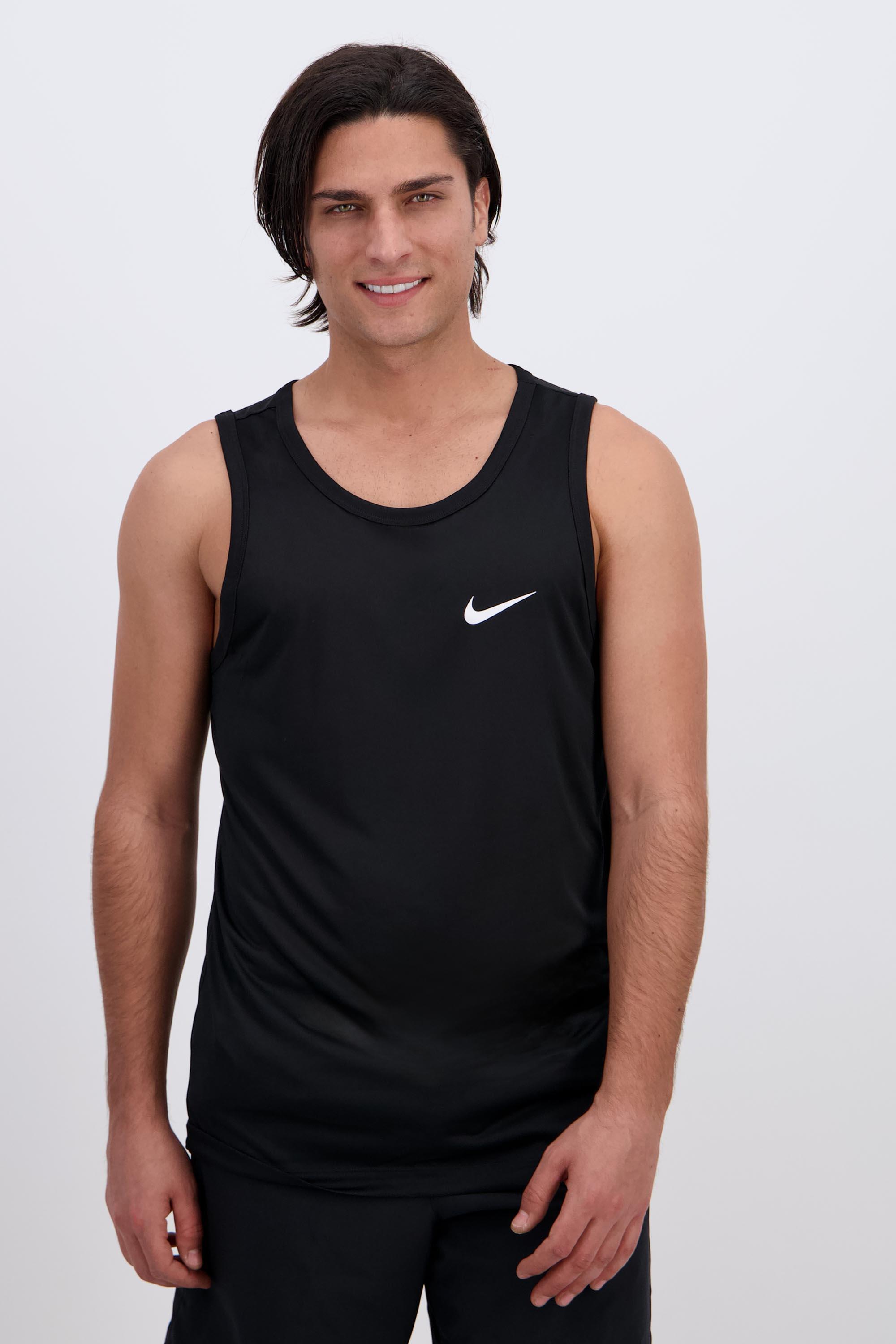 Camiseta Nike - Negro - Camiseta Running Hombre talla