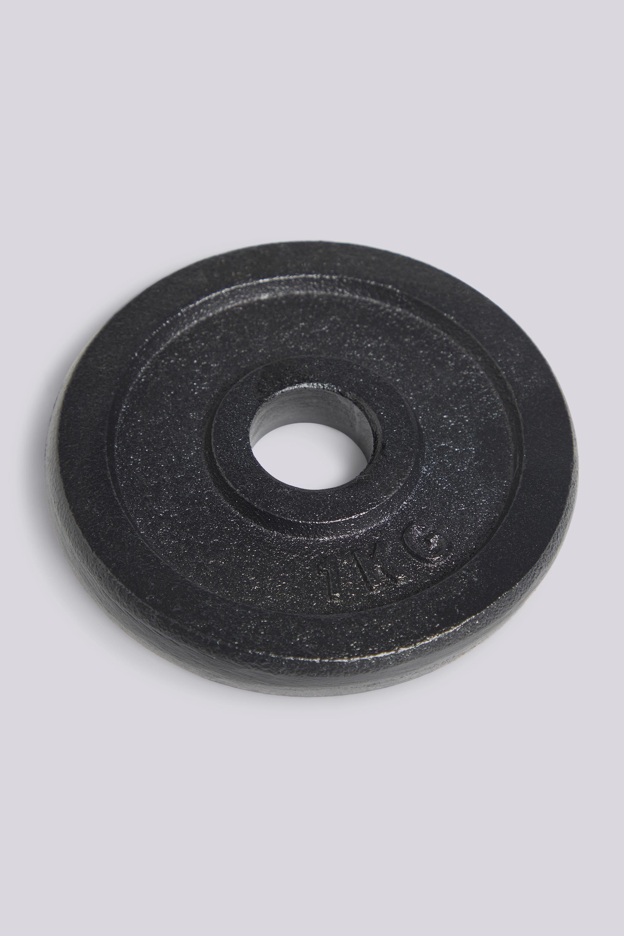 Disco Softee 1 kg - Negro - Disco Barra 28 mm talla T.U.