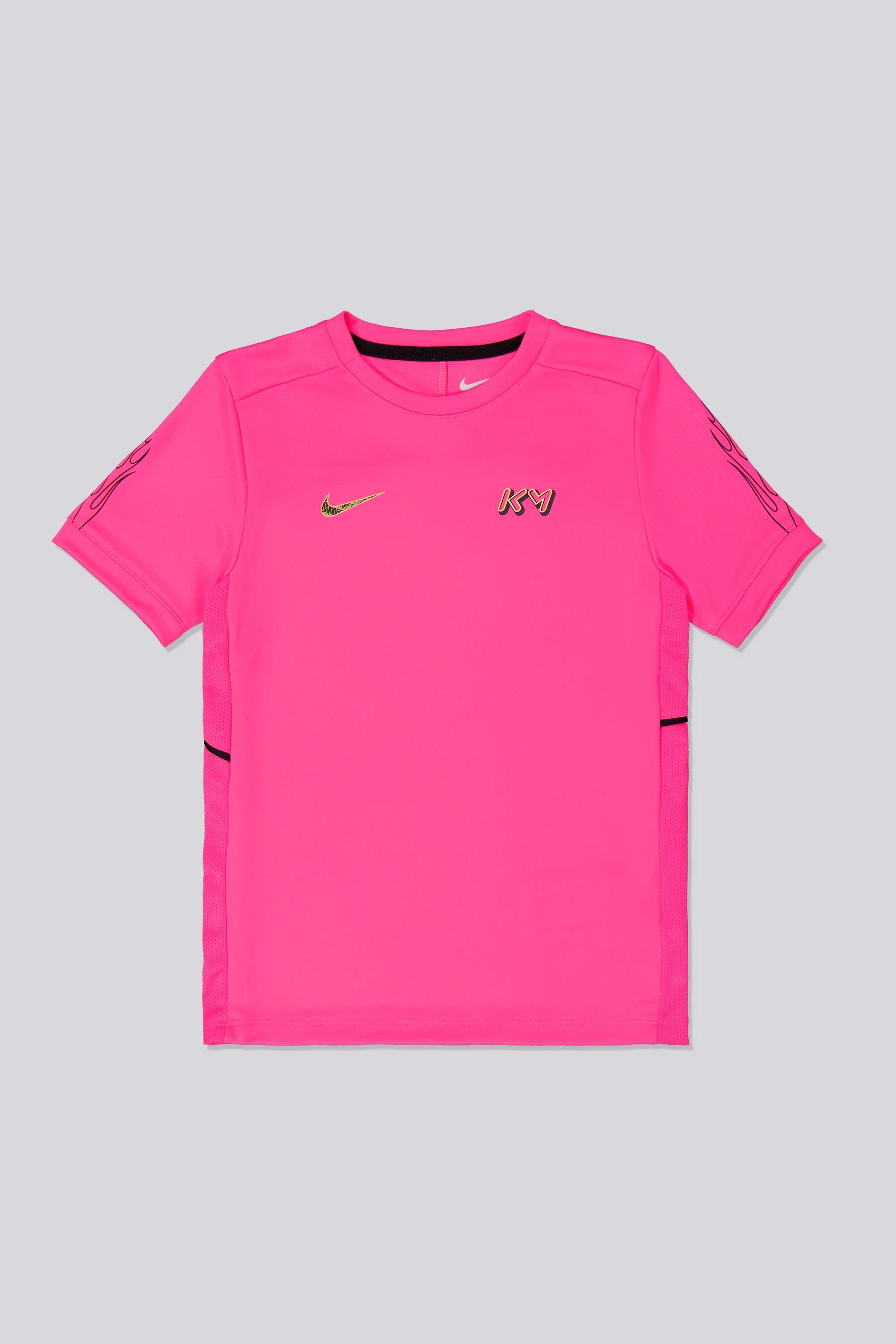 Camiseta Fútbol Junior Nike Mbappé Fucsia talla 13/15