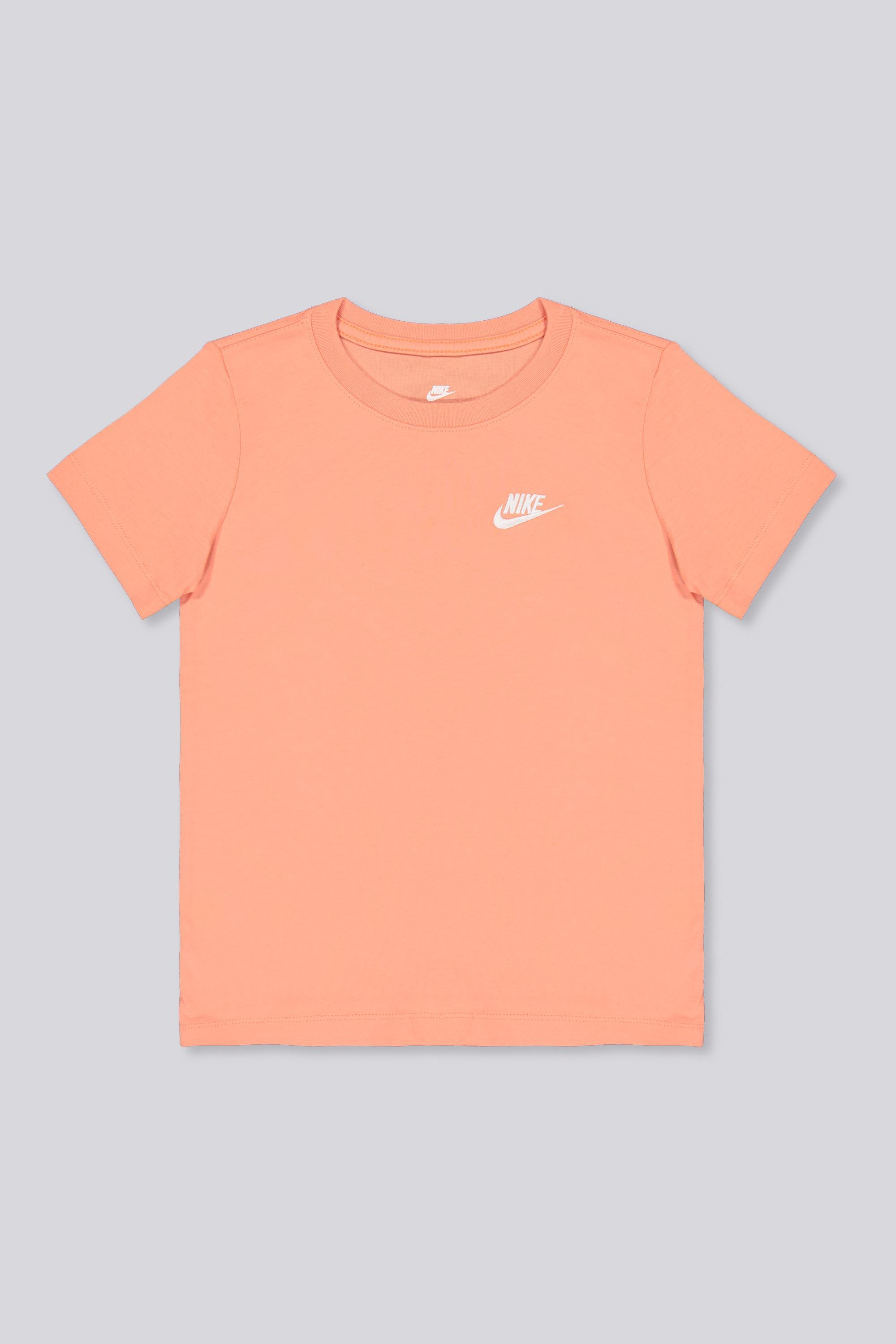 Nike Small Logo - Coral - Camiseta Algodón Niño talla 12/13