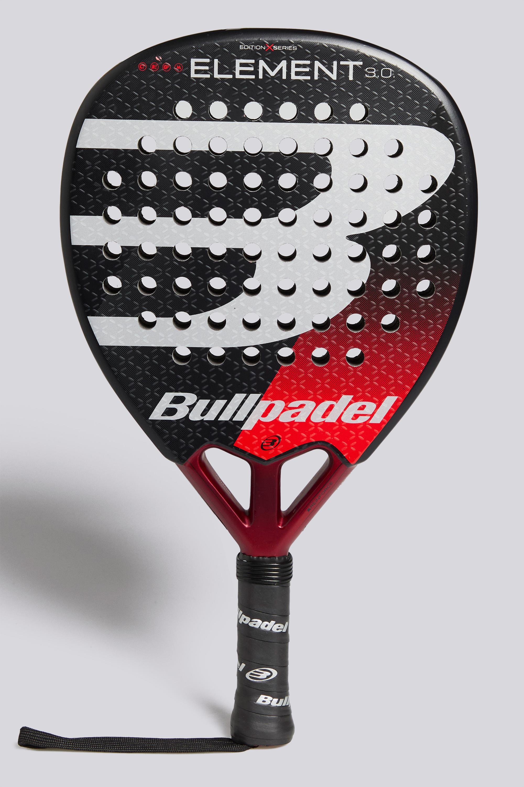 Bullpadel Element Xs 3.0 - Negro - Pala Pádel talla UNICA