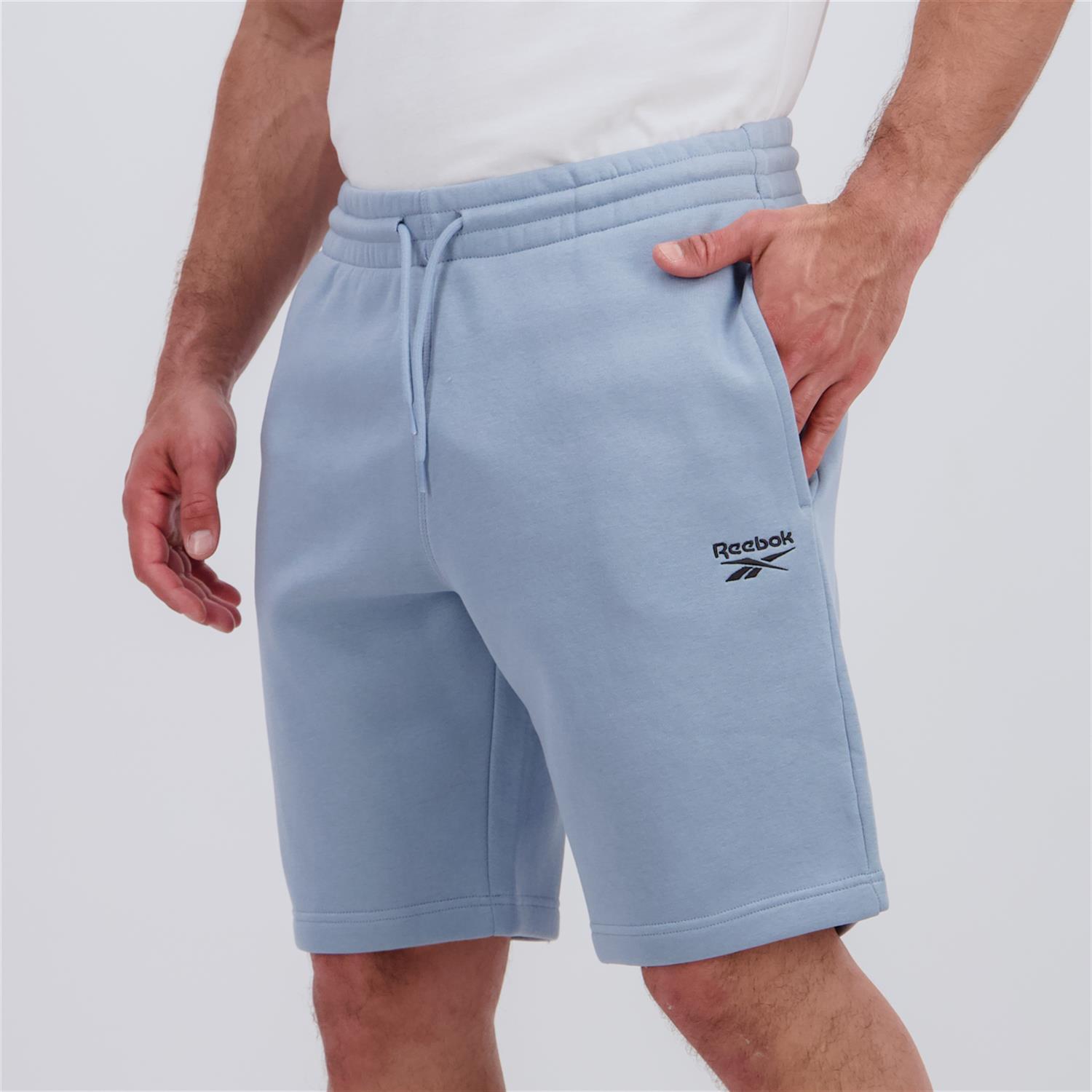 Pantalón Corto Reebok - Azul - Pantalón Hombre talla S