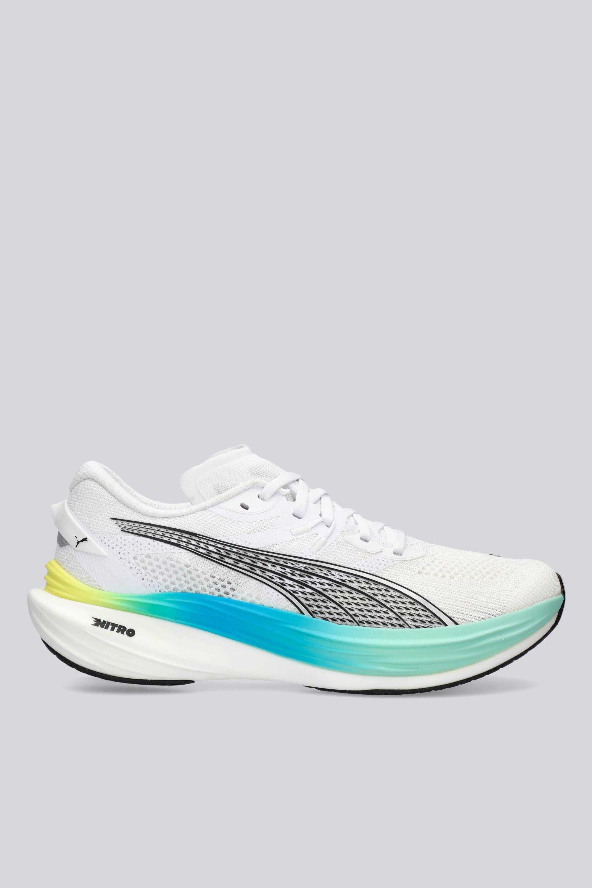 Puma Deviate Nitro 3 - Blanco - Zapatillas Hombre talla 42