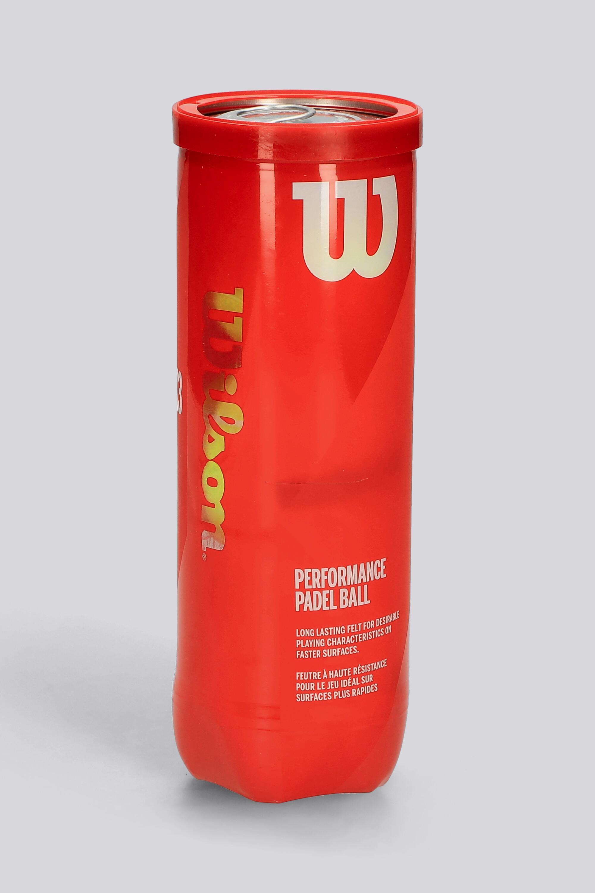 Wilson X3 - Amarillo - Bote 3 Pelotas Pádel talla UNICA