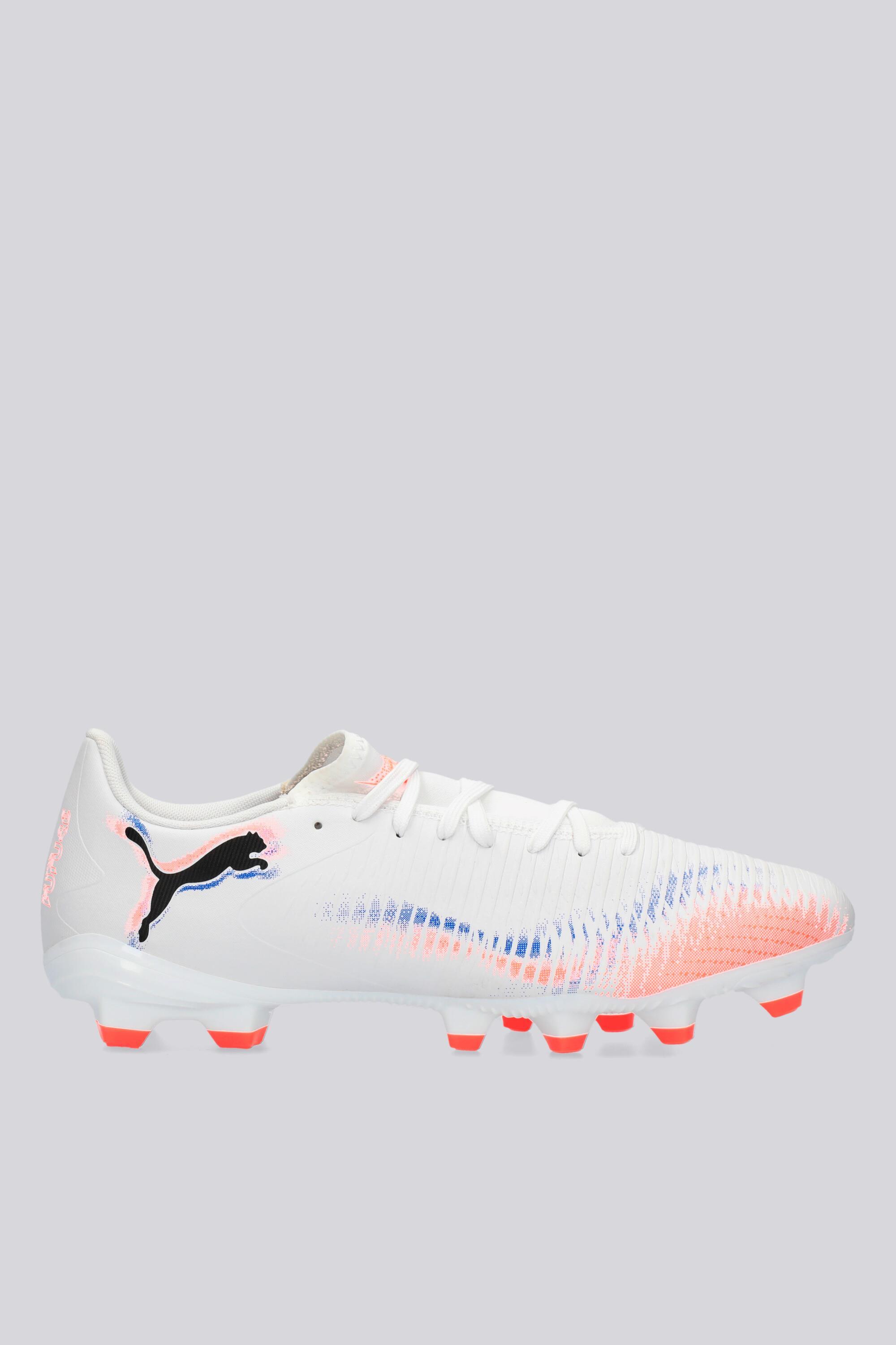 Future Play FG - Blanco - Botas Fútbol Tacos