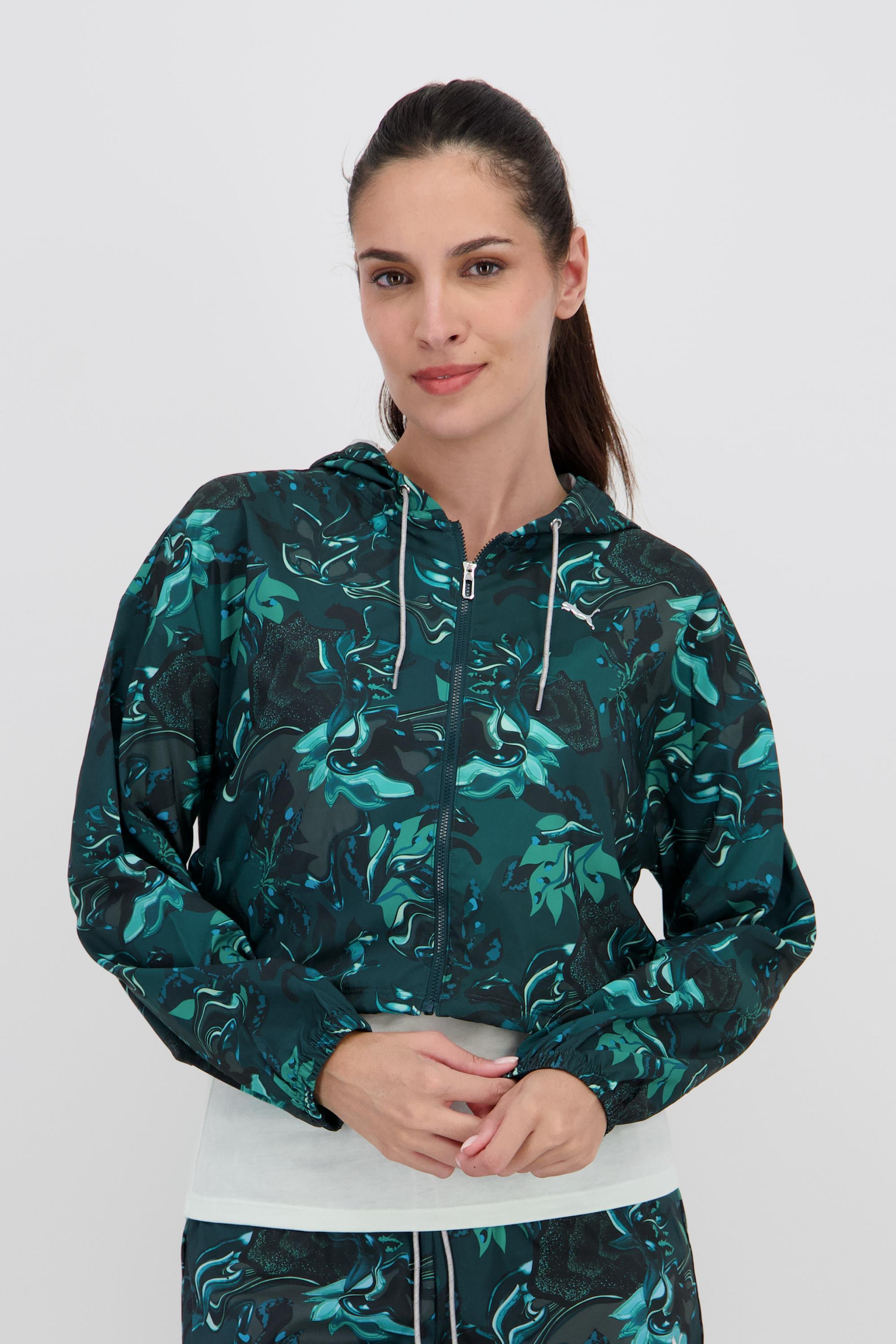 Sudadera Puma - Verde - Sudadera Crop Mujer talla