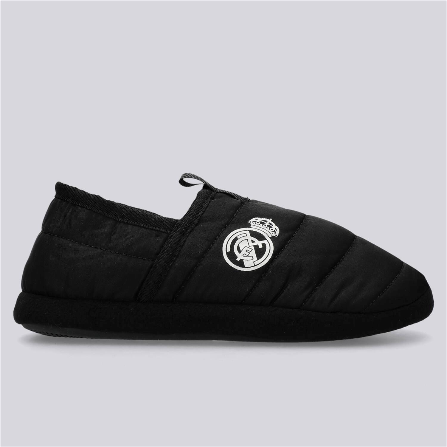 Pantufas Real Madrid - Preto - Chinelos Casa Mulher tamanho 37