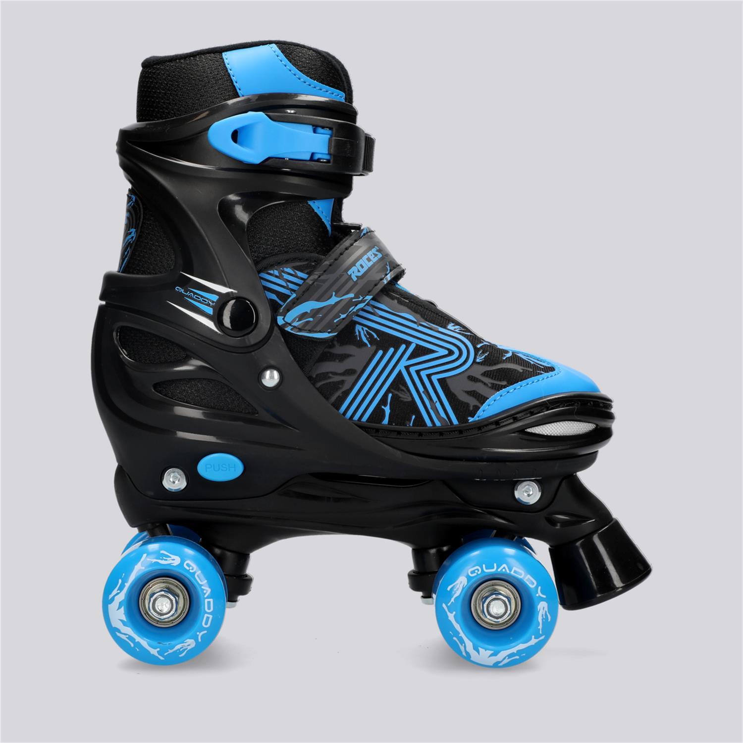 Roces Quaddy 3.0 - Negro - Patines En Línea Junior talla S