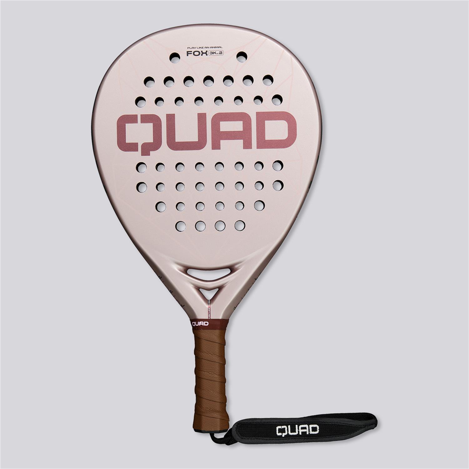 Quad Fox - Castanho - Raquete Padel tamanho T.U.