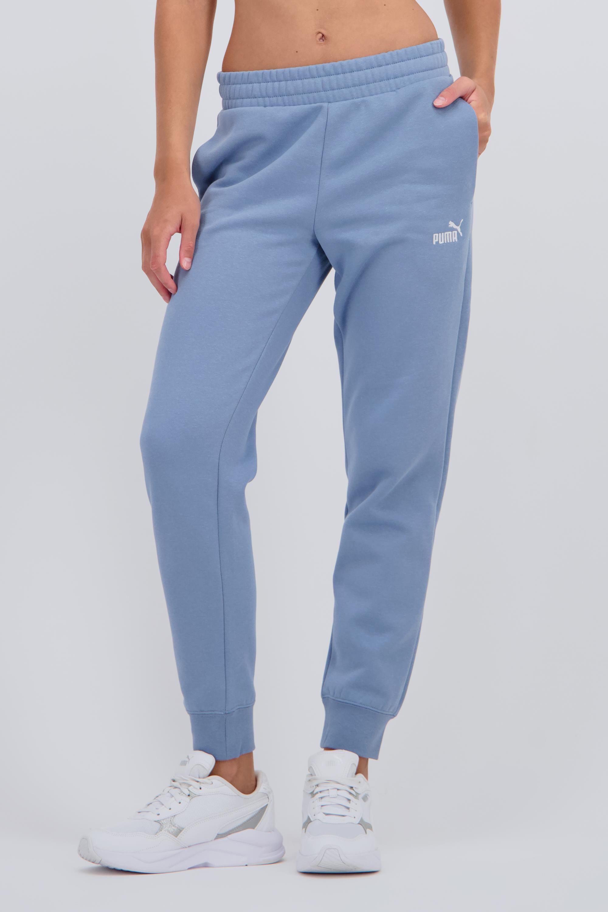 Puma Essesentials - Azul - Pantalón Felpa Mujer talla L