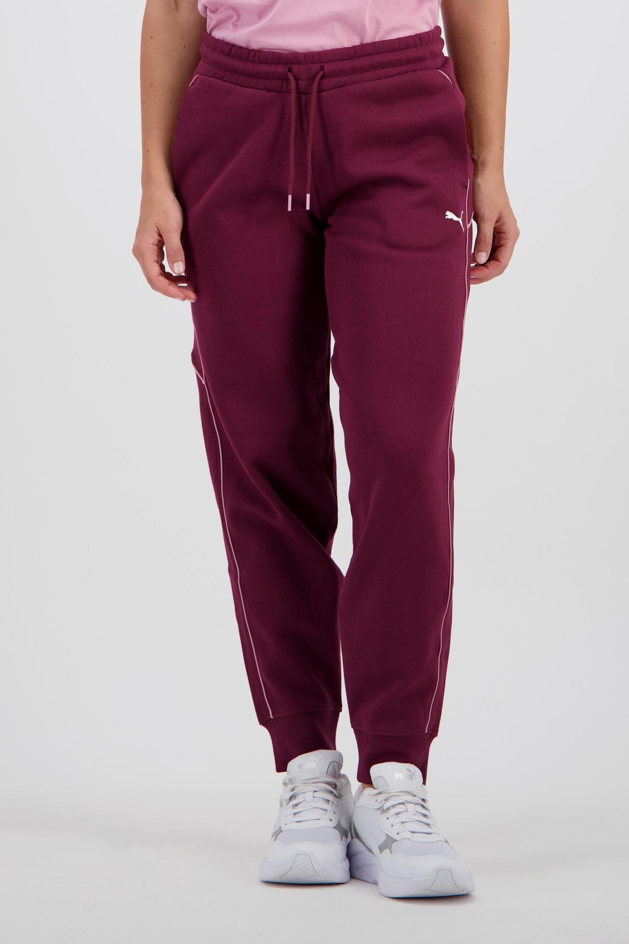 Pantalón Chándal Puma - Rojo - Mujer talla