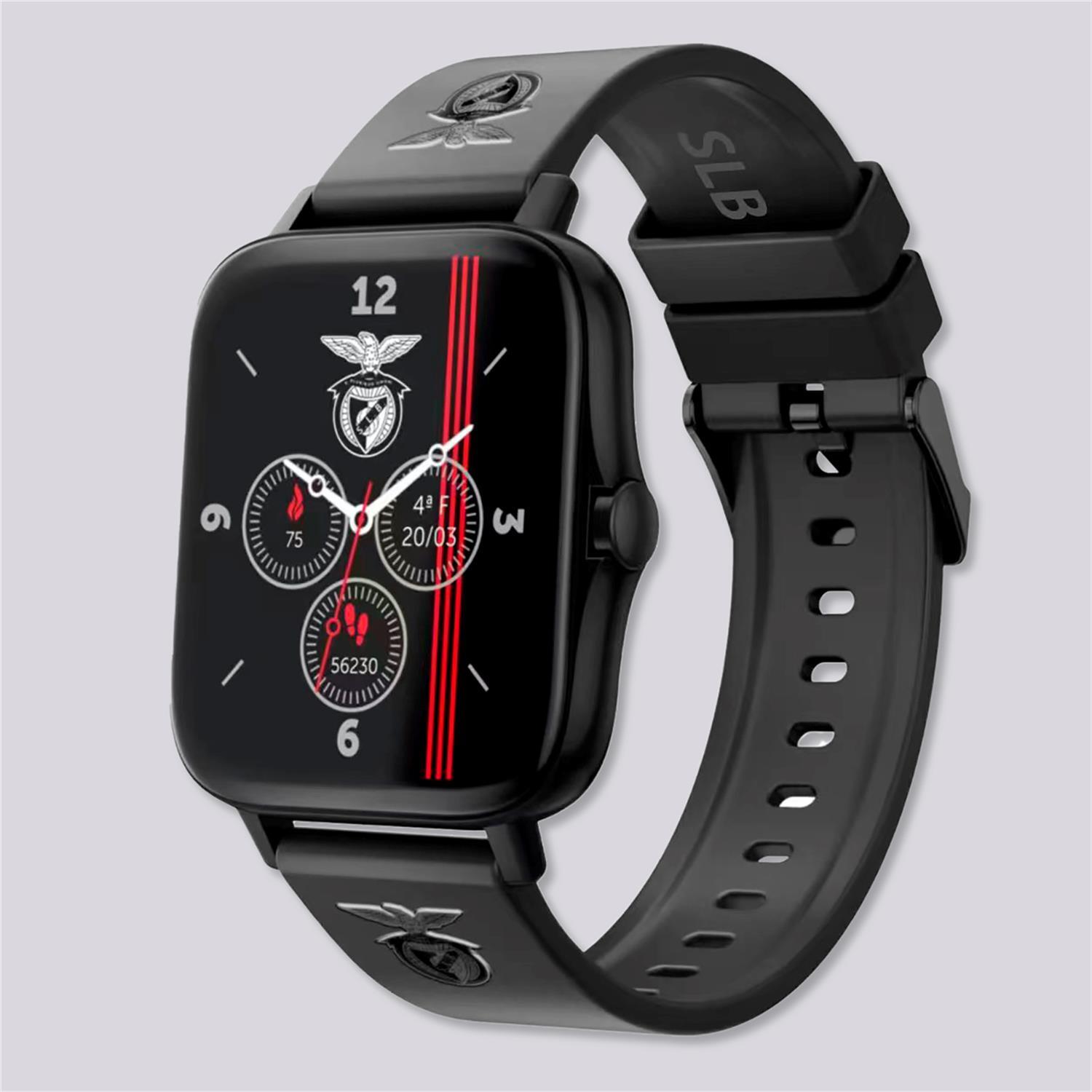 Smartwatch SL Benfica - Preto - Relógio Running tamanho T.U.