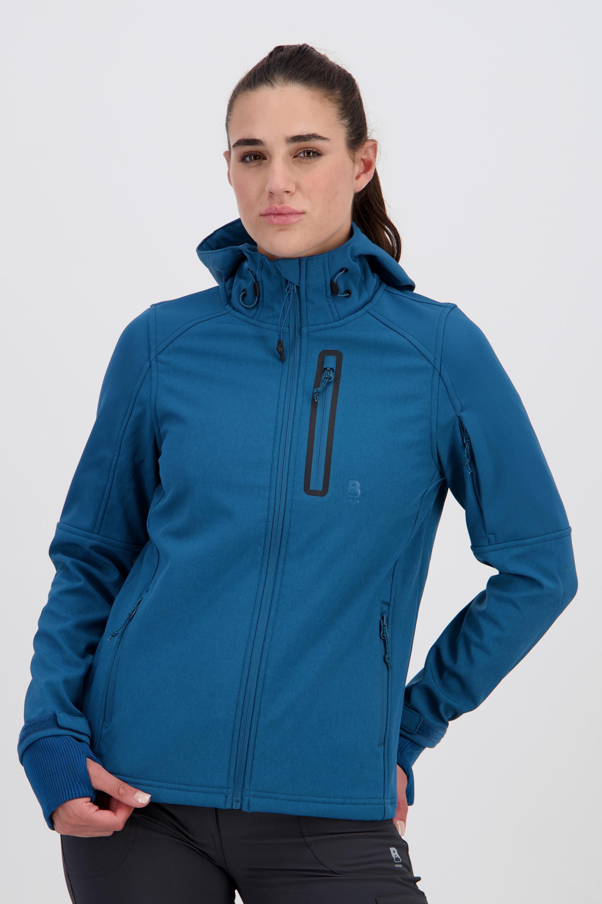 Softshell Boriken - Denim - Chaqueta Capucha Mujer talla