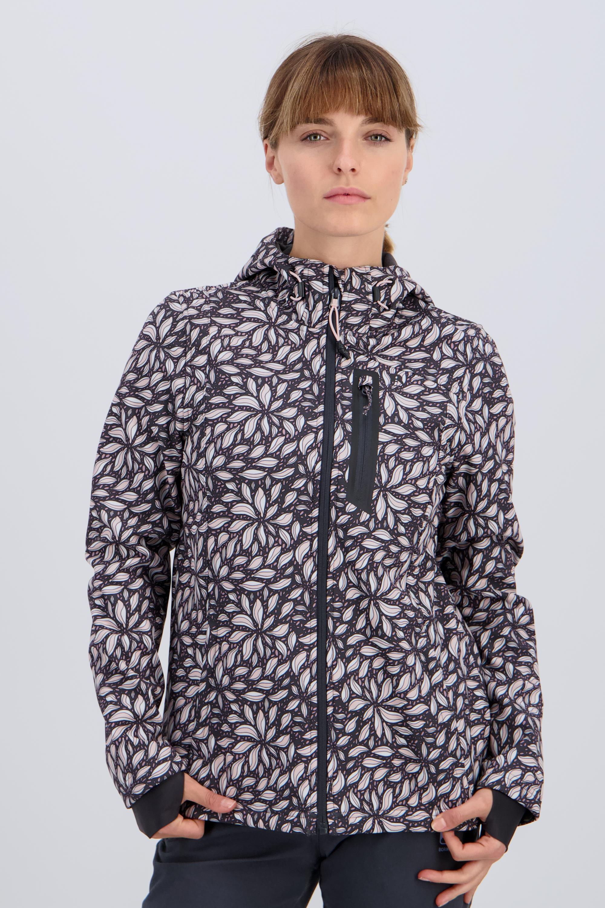 Softshell Boriken - Gris - Chaqueta Capucha Mujer talla