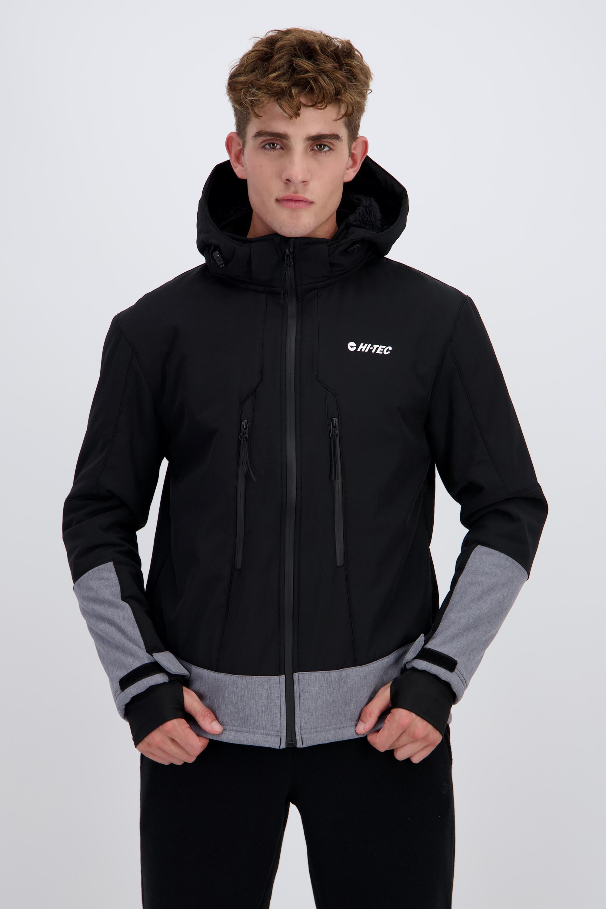 Softshell Hi-Tec - Negro - Chaqueta Capucha Hombre talla XL