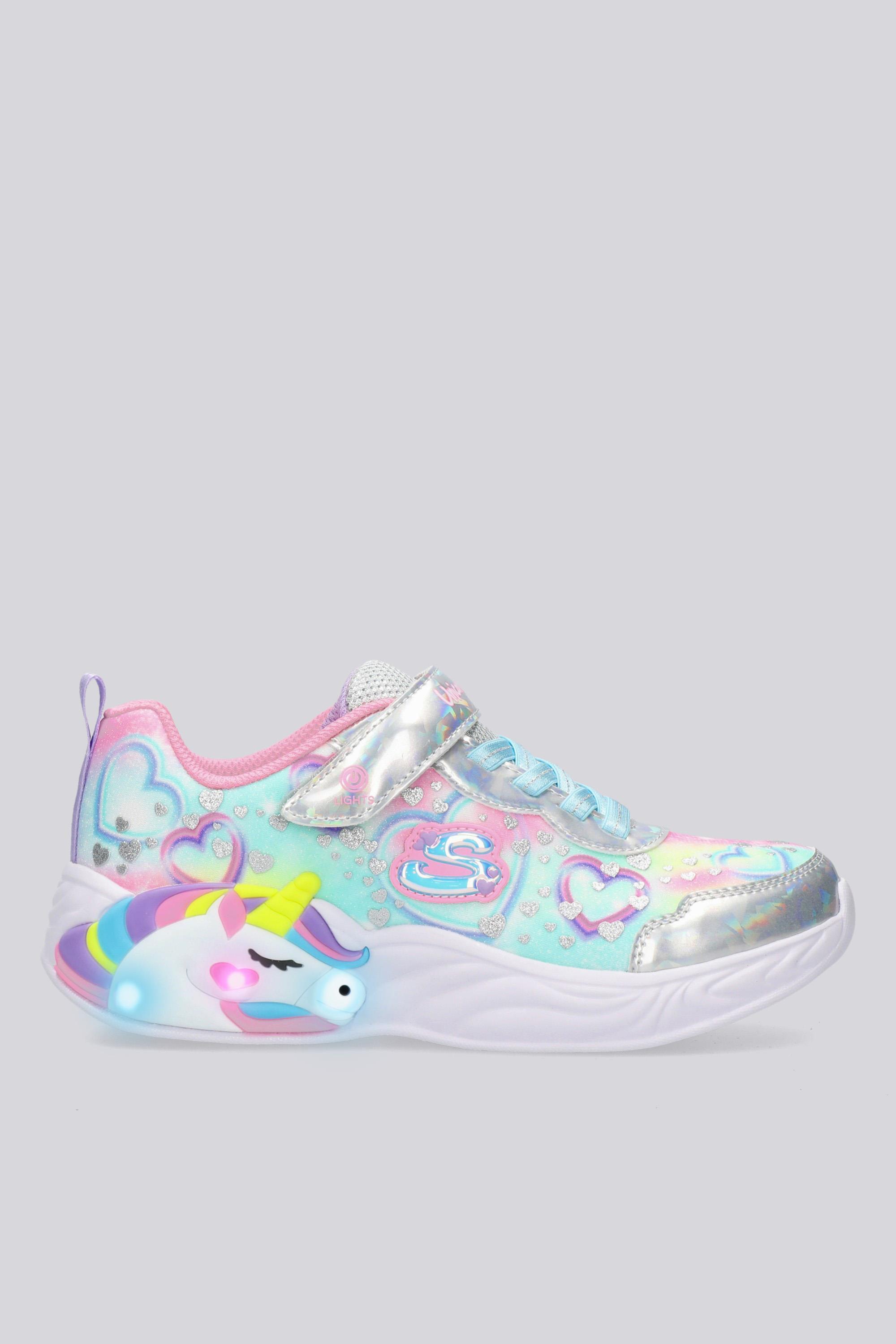 Skechers Unicorn Dreams - Prateado - Sapatilhas Menina
