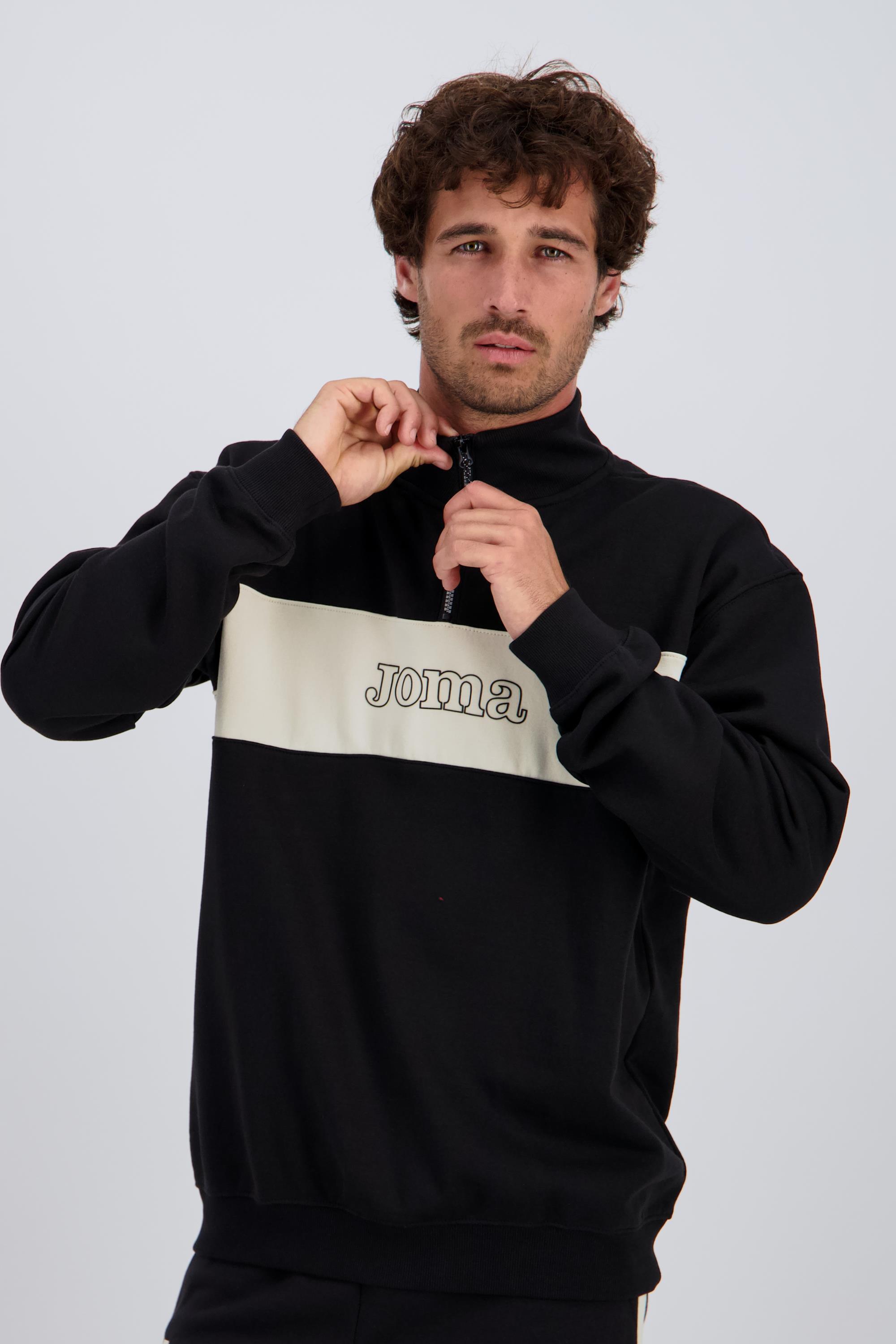 Bloque - Negro - Sudadera Hombre talla