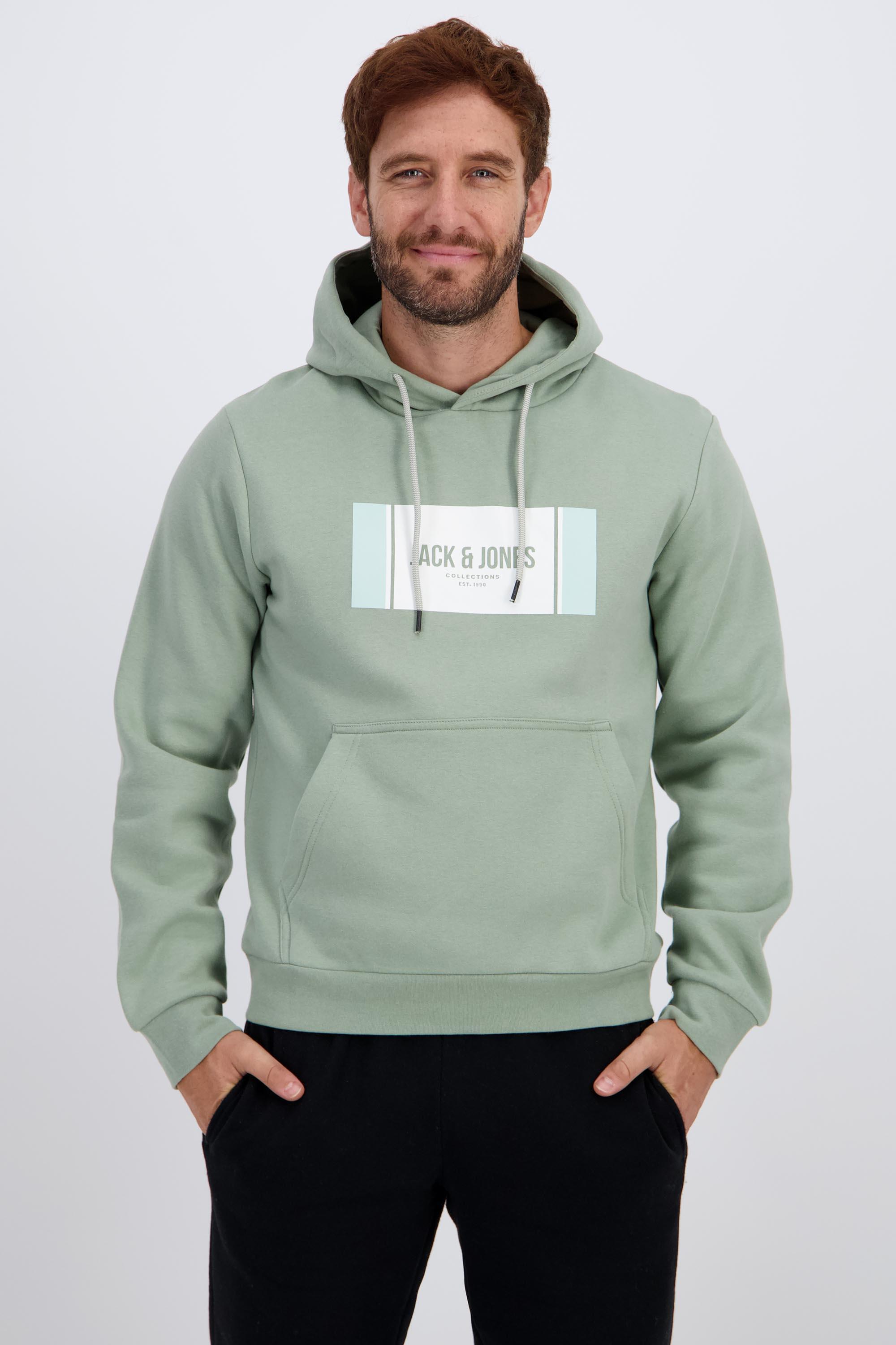 Jack & Jones Rect - Verde - Sudadera Hombre talla L