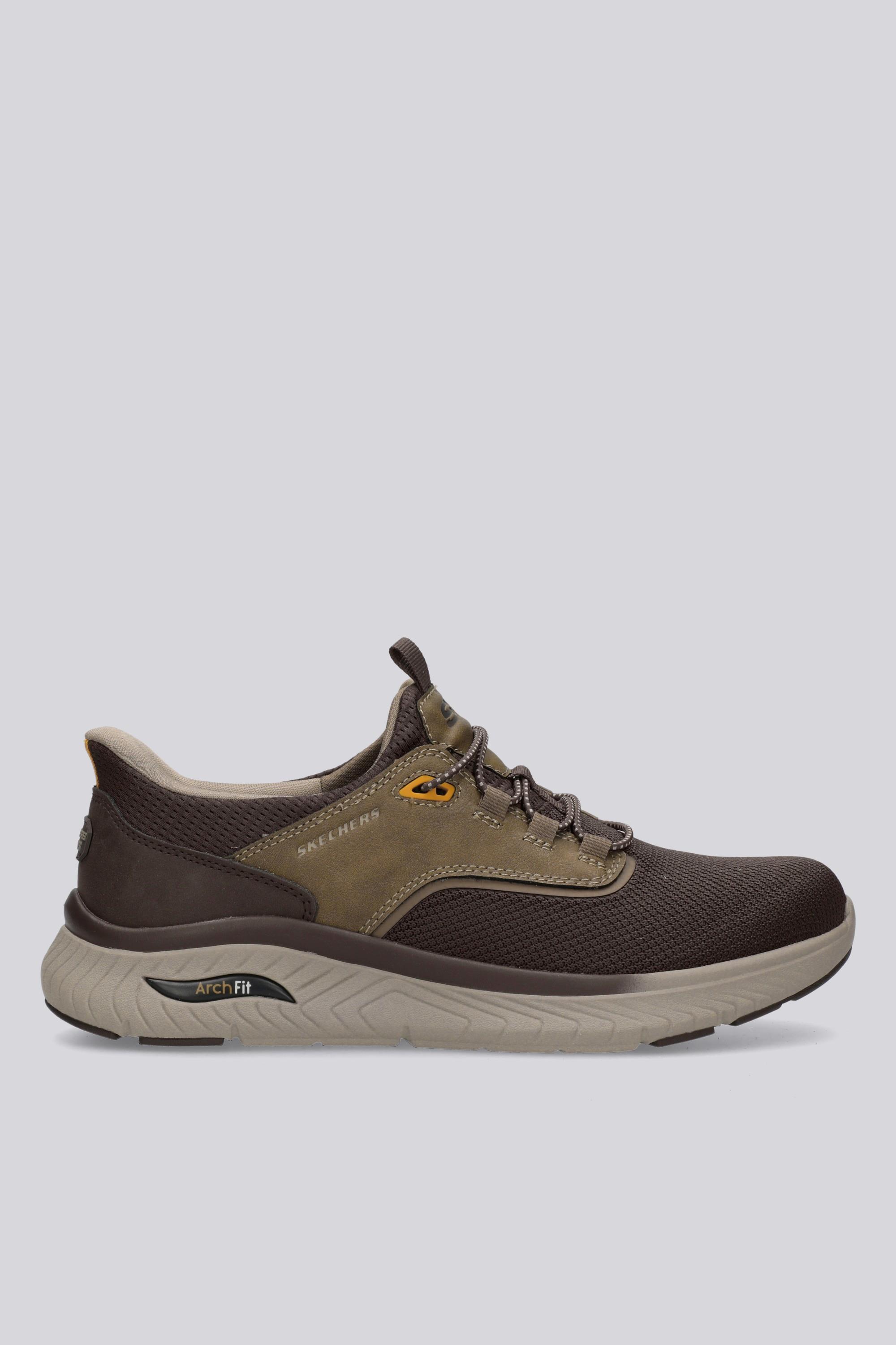 Skechers Arch Fit Crosser - Marrón - Zapatillas Hombre