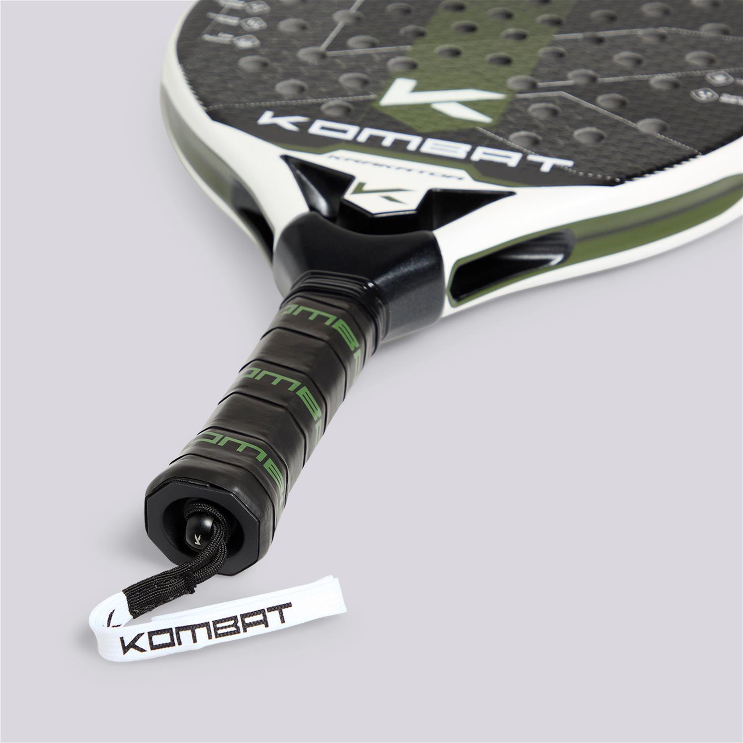 Kombat Krakatoa - Preto - Raquete + Mochila Padel tamanho UNICA