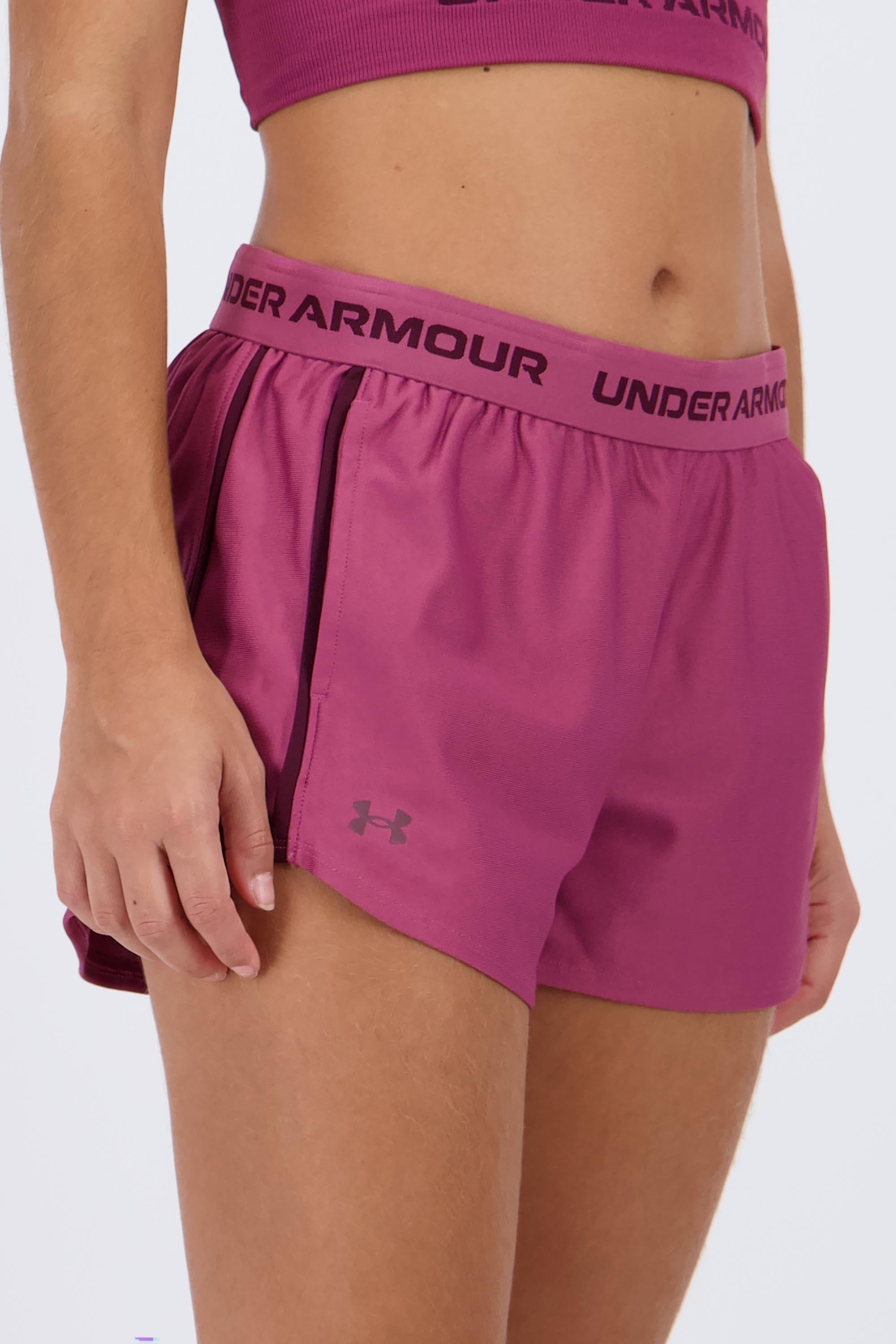 Pantalón UA - Rosa - Pantalón Corto Mujer