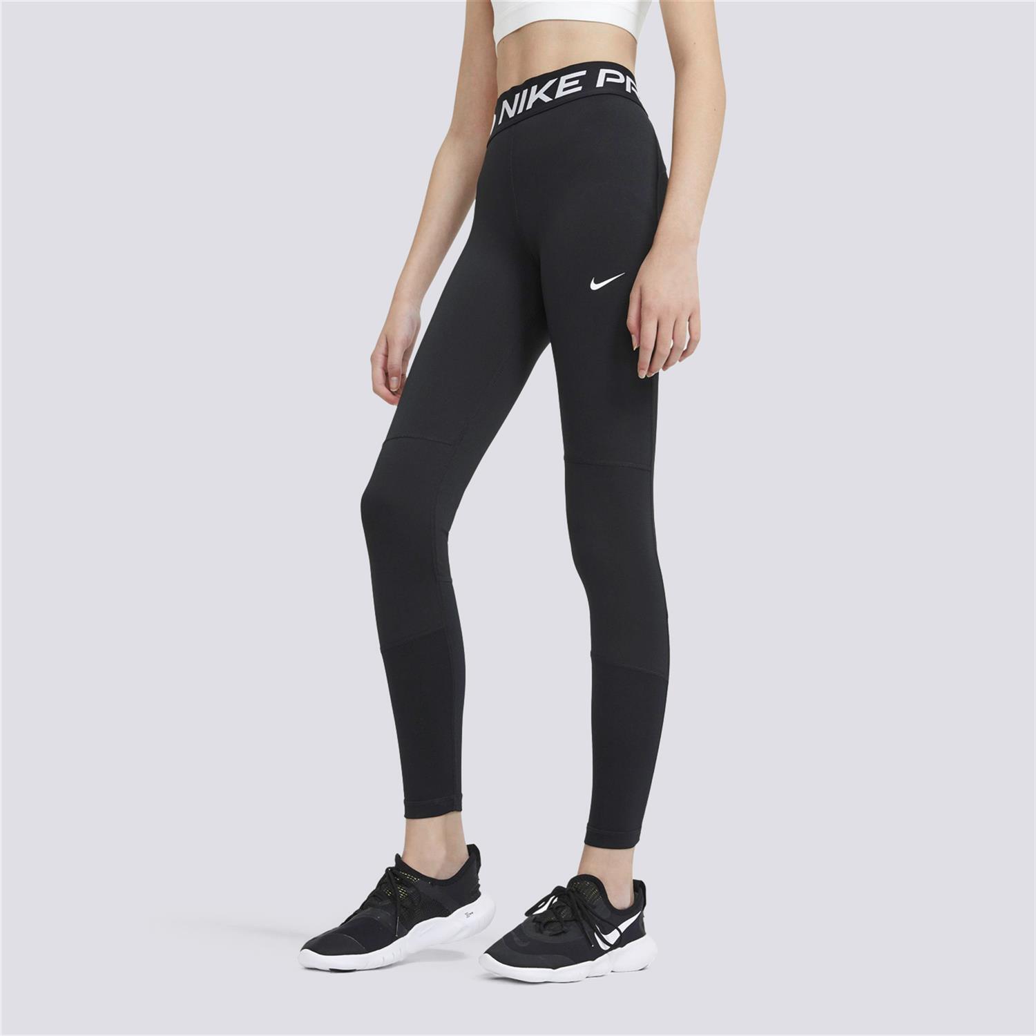 Nike Pro - Negro - Mallas Largas Niña talla 10