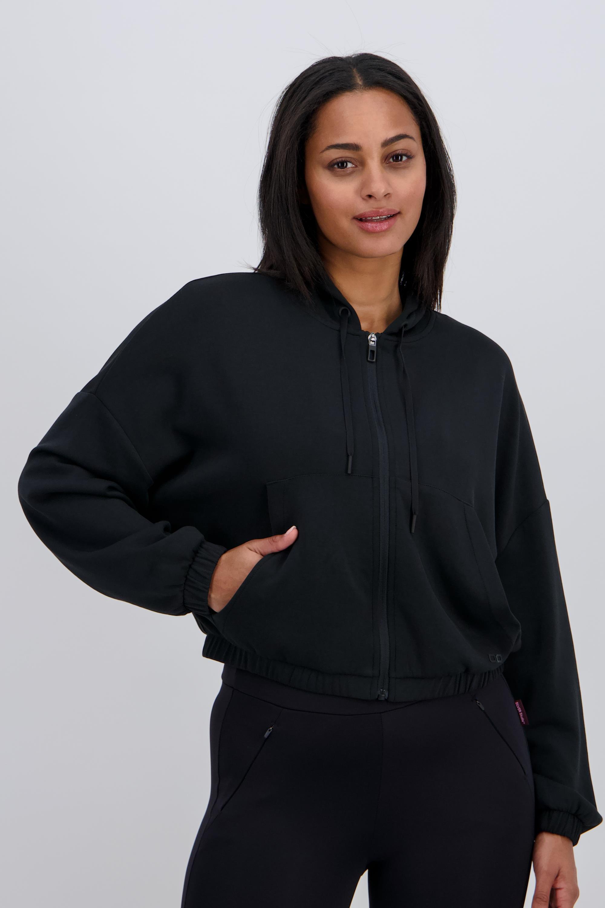 Doone Mountain - Preto - Casaco Capuz Mulher tamanho XS