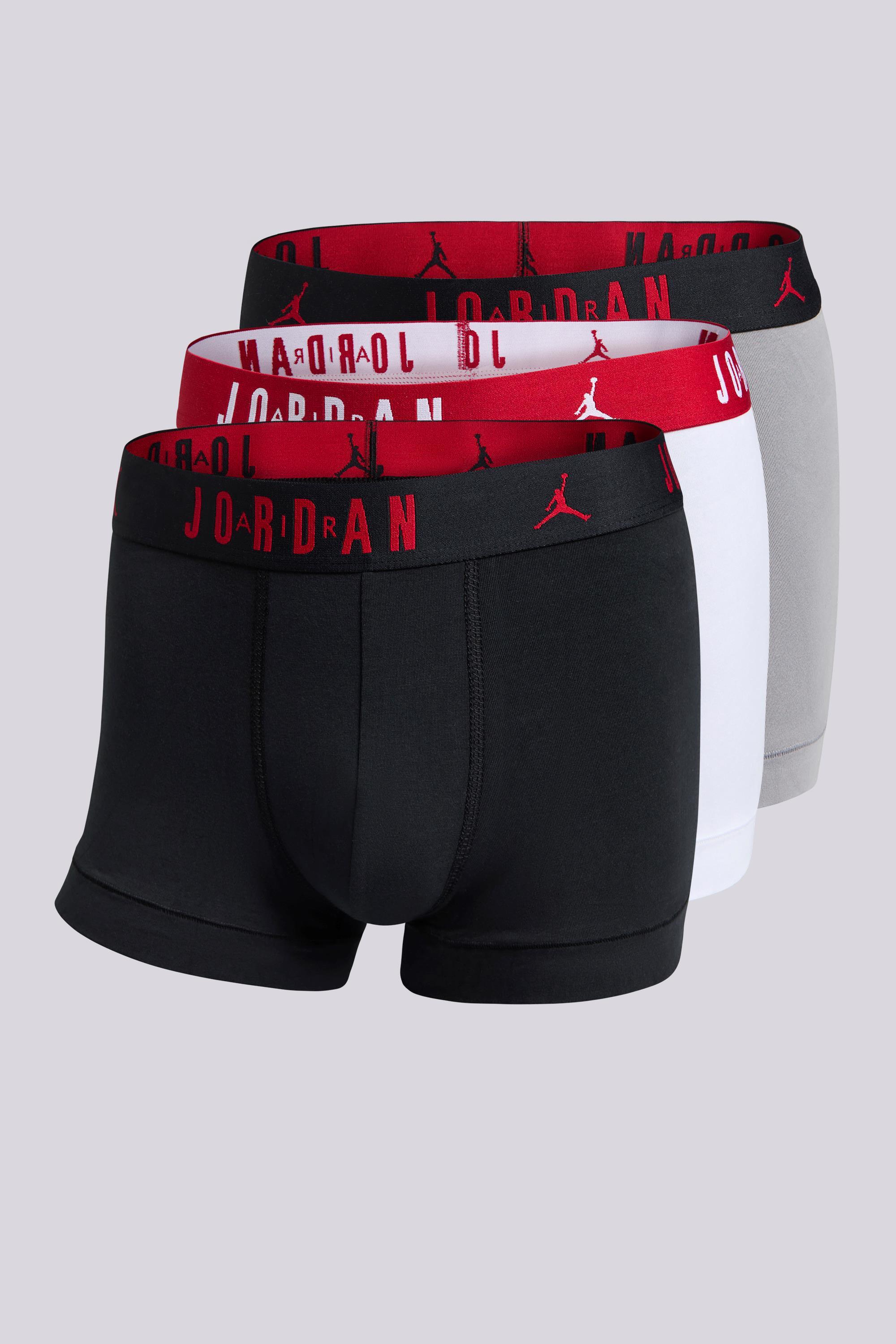 Calzoncillos Jordan - Negro - Pack 3 Bóxers Hombre talla