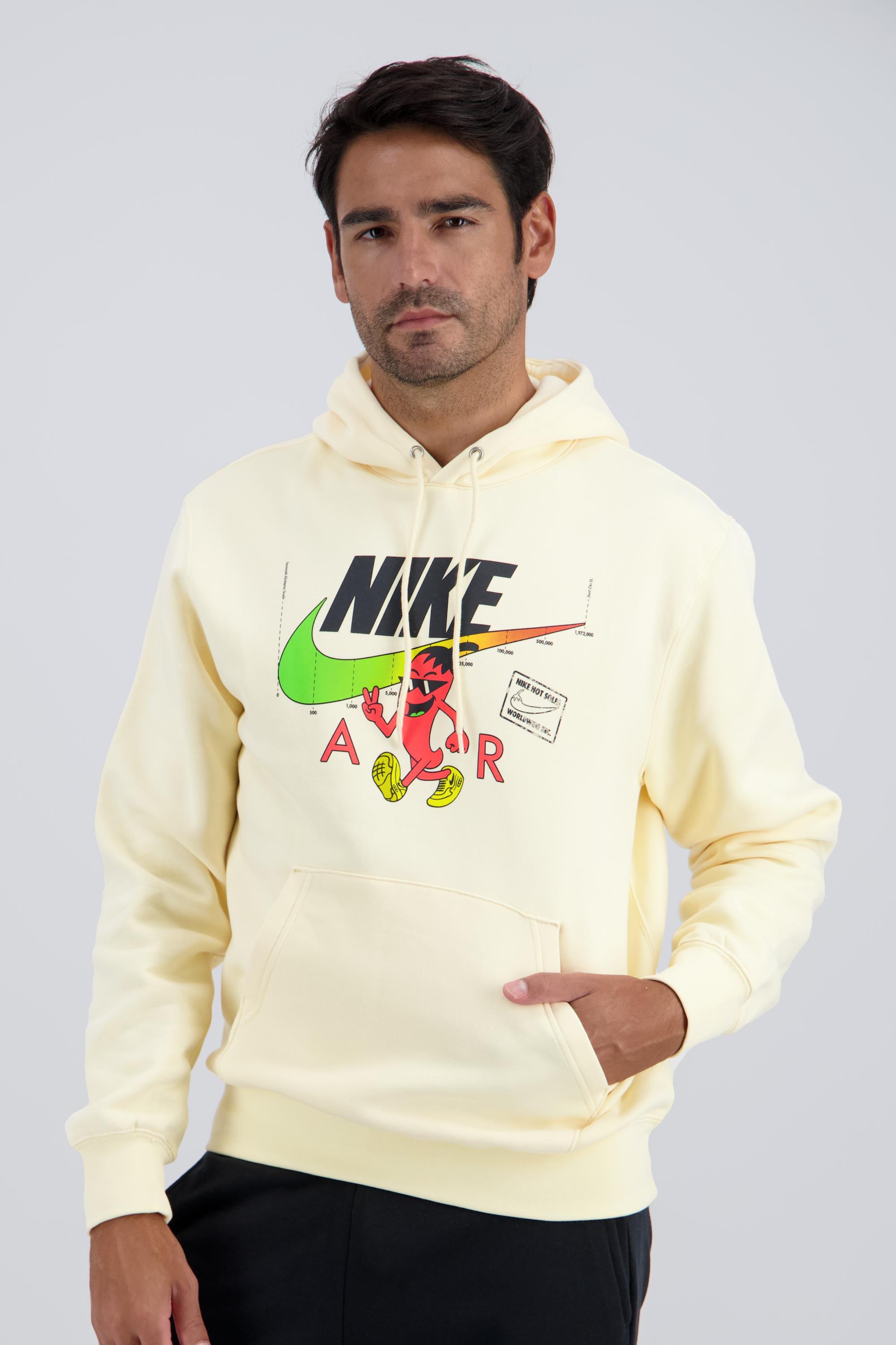 Air Chilo - Blanco - Sudadera Capucha Hombre talla