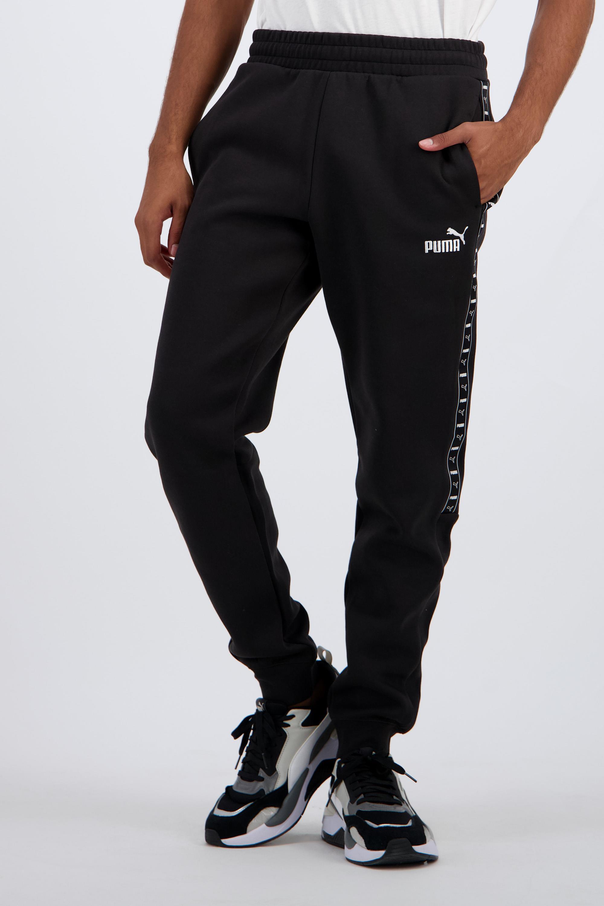 Puma Tape Dk Negro Pantalón Felpa Hombre Sprinter