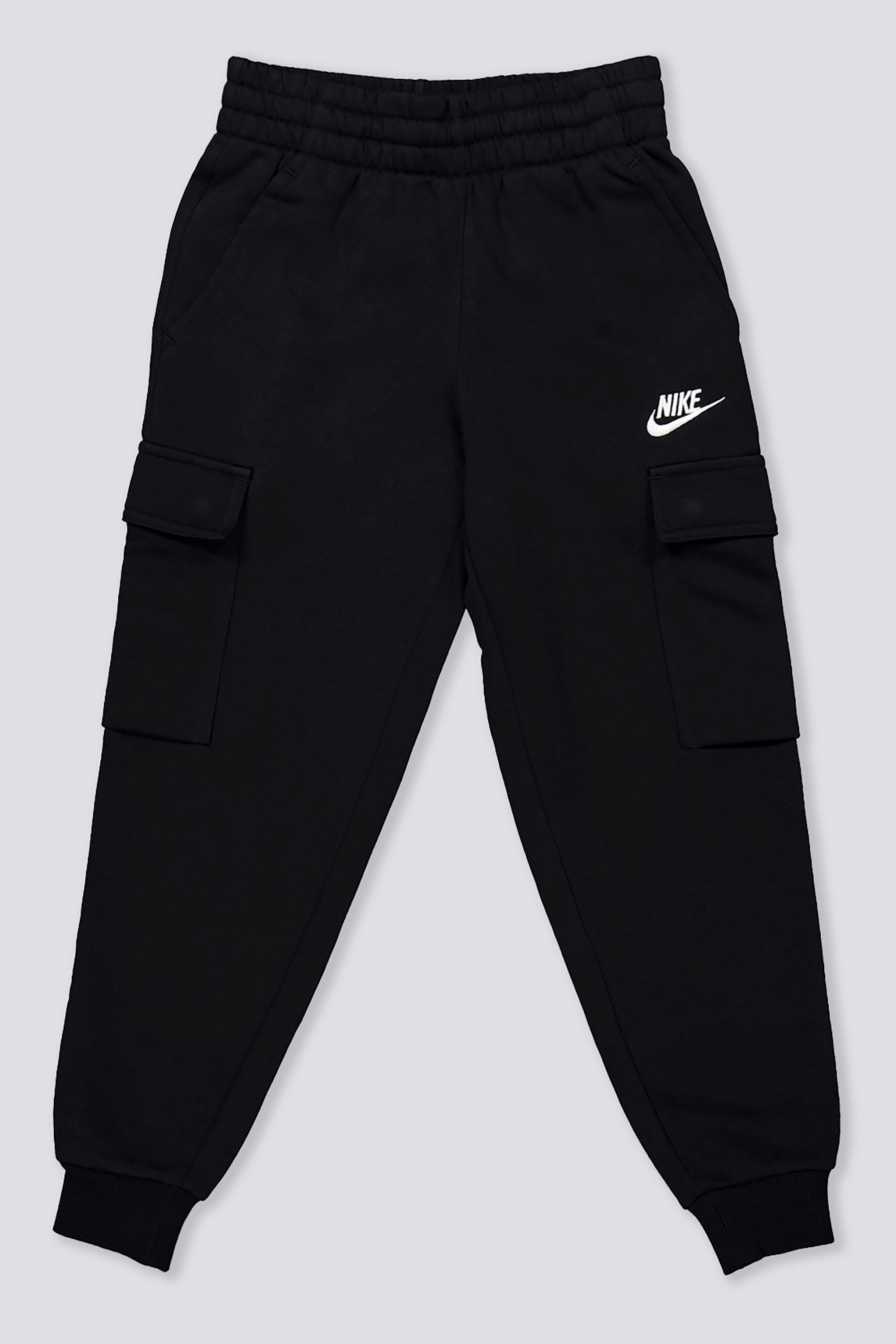 Calças Cargo Nike - Preto - Calças Felpa Rapaz tamanho 12