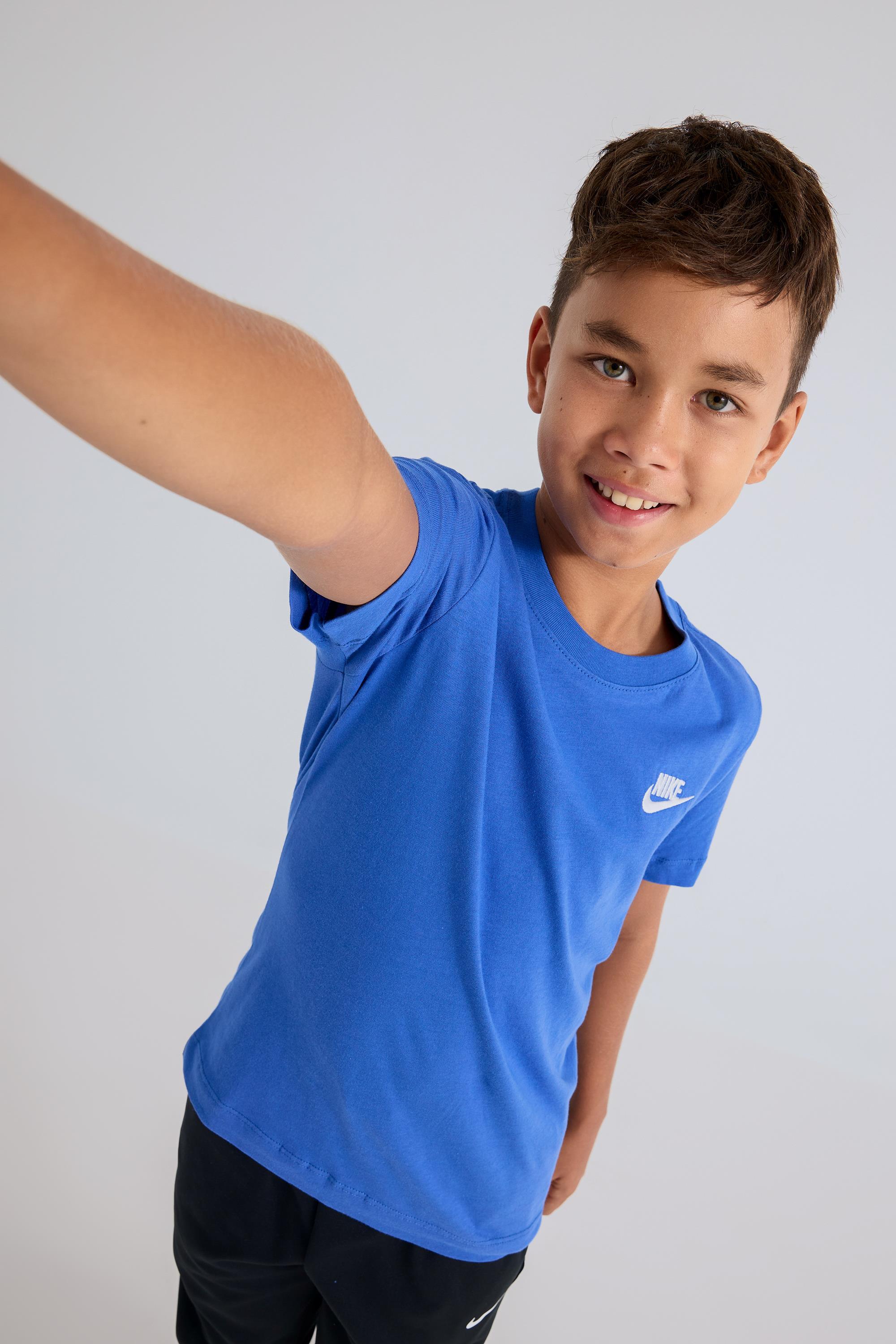 Camiseta Nike - Azul - Camiseta Algodón Niño talla 13