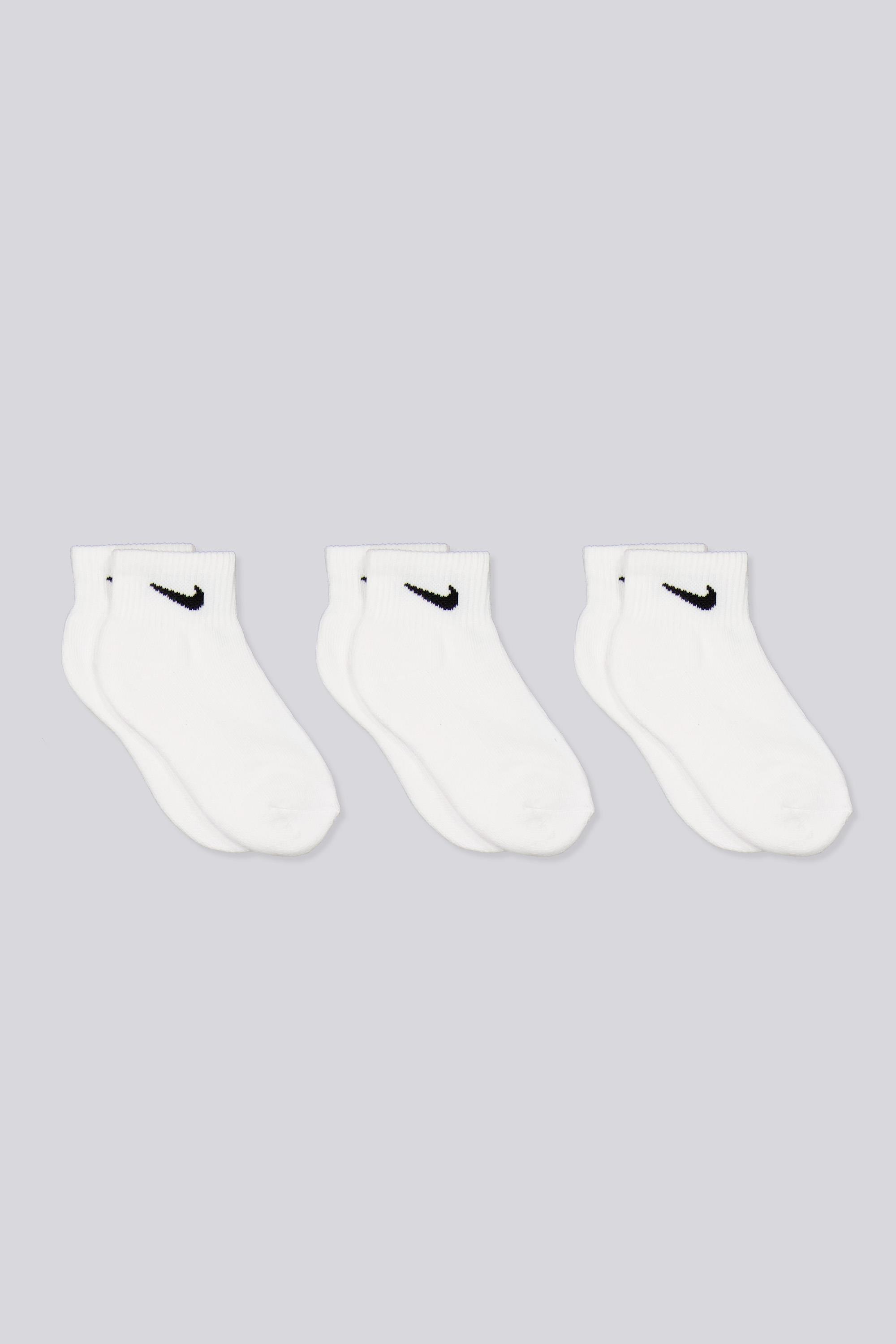Calcetines Cortos Nike - Blanco - Calcetines Niño talla M