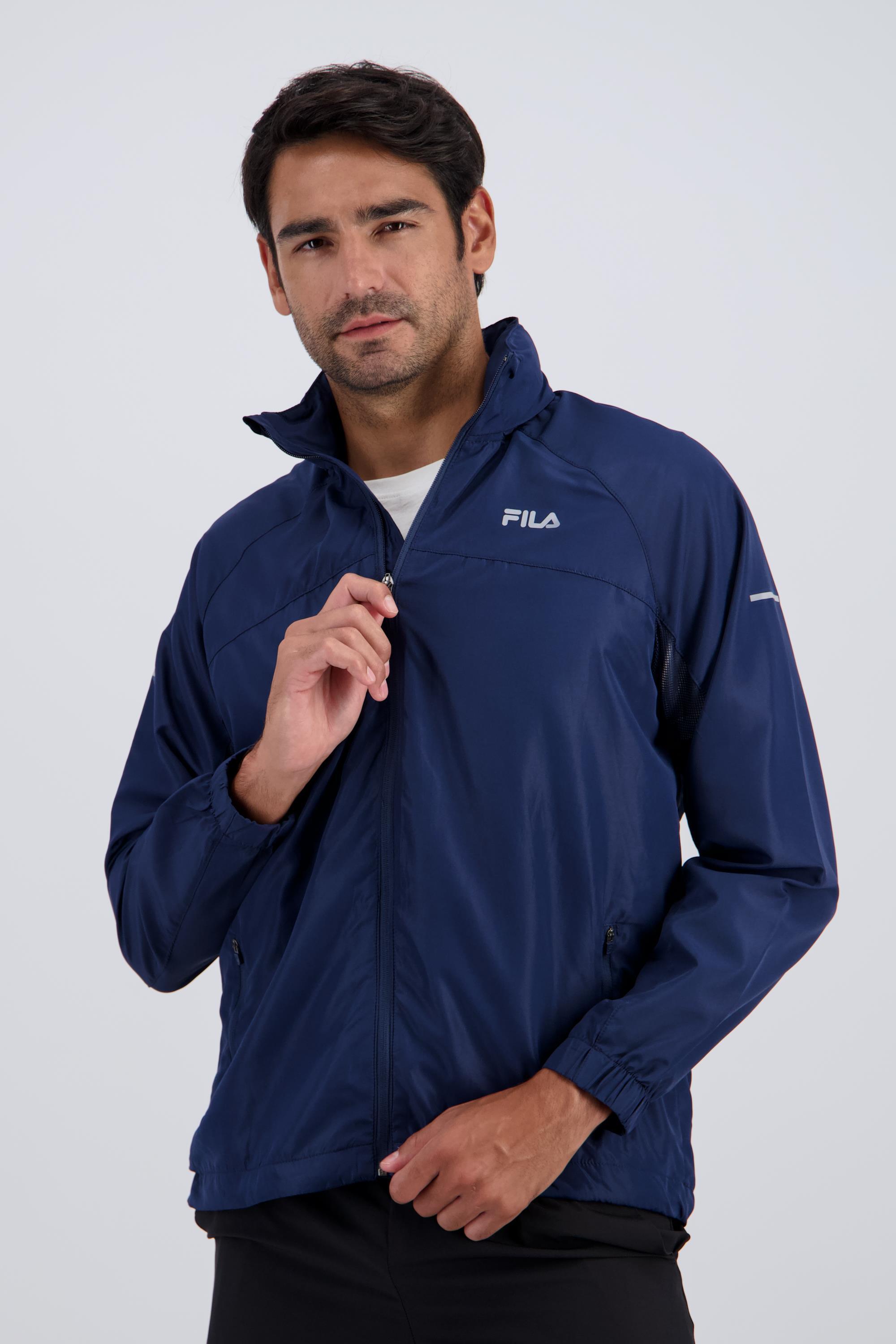 Manga Corta Fila - Azul - Cortavientos Hombre talla