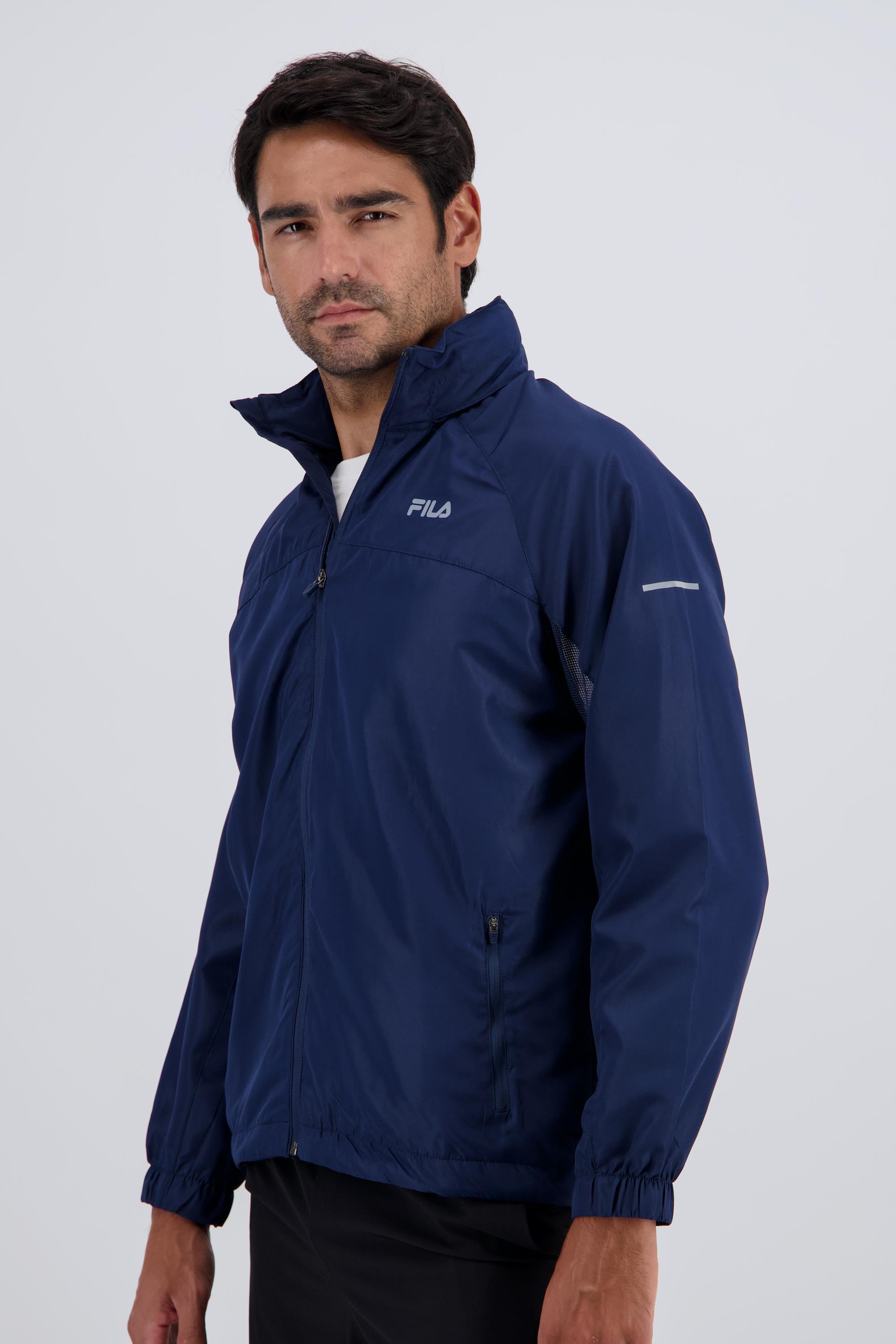 Manga Corta Fila - Azul - Cortavientos Hombre