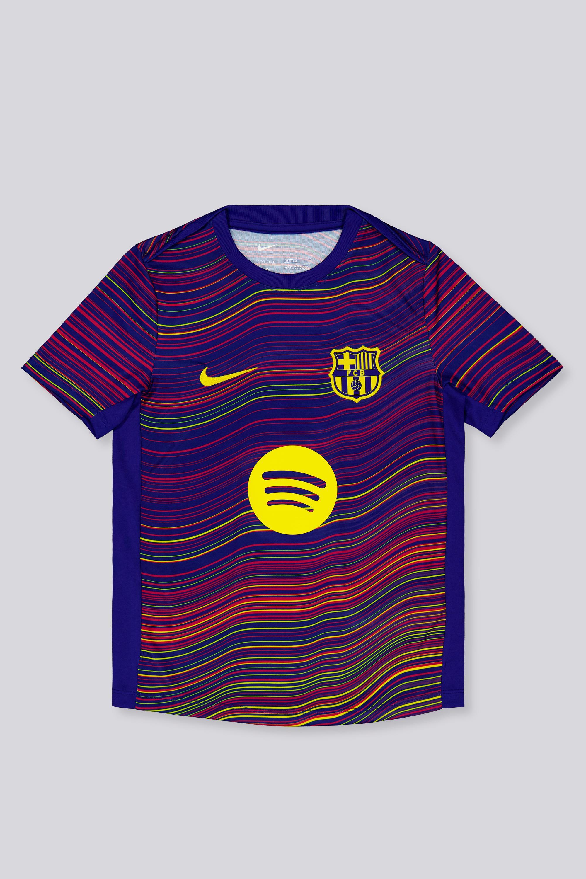 Camiseta Barça Pre 25/26 - Azul - Fútbol Jr talla 10/12