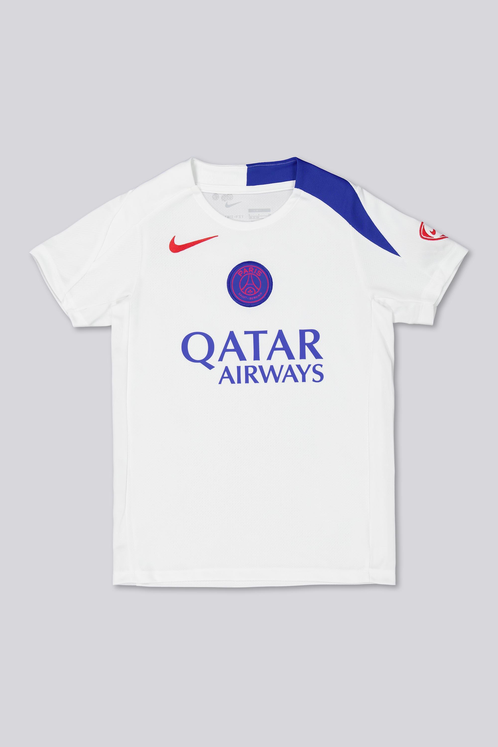 Camiseta PSG Entr 25/26 - Blanco - Fútbol Jr talla 12/13