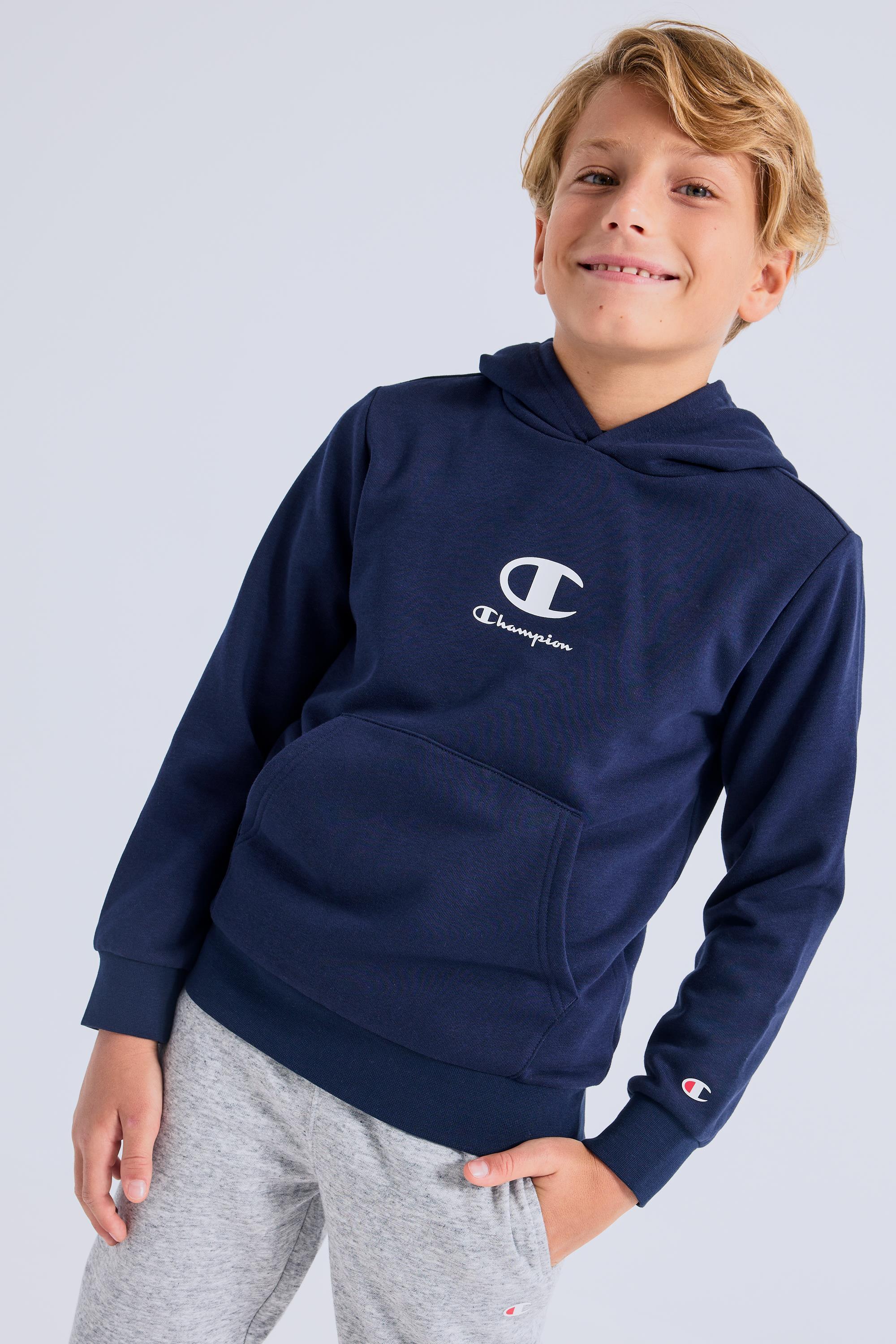 Sudadera Capucha Champion - Azul - Sudadera Niño talla 14